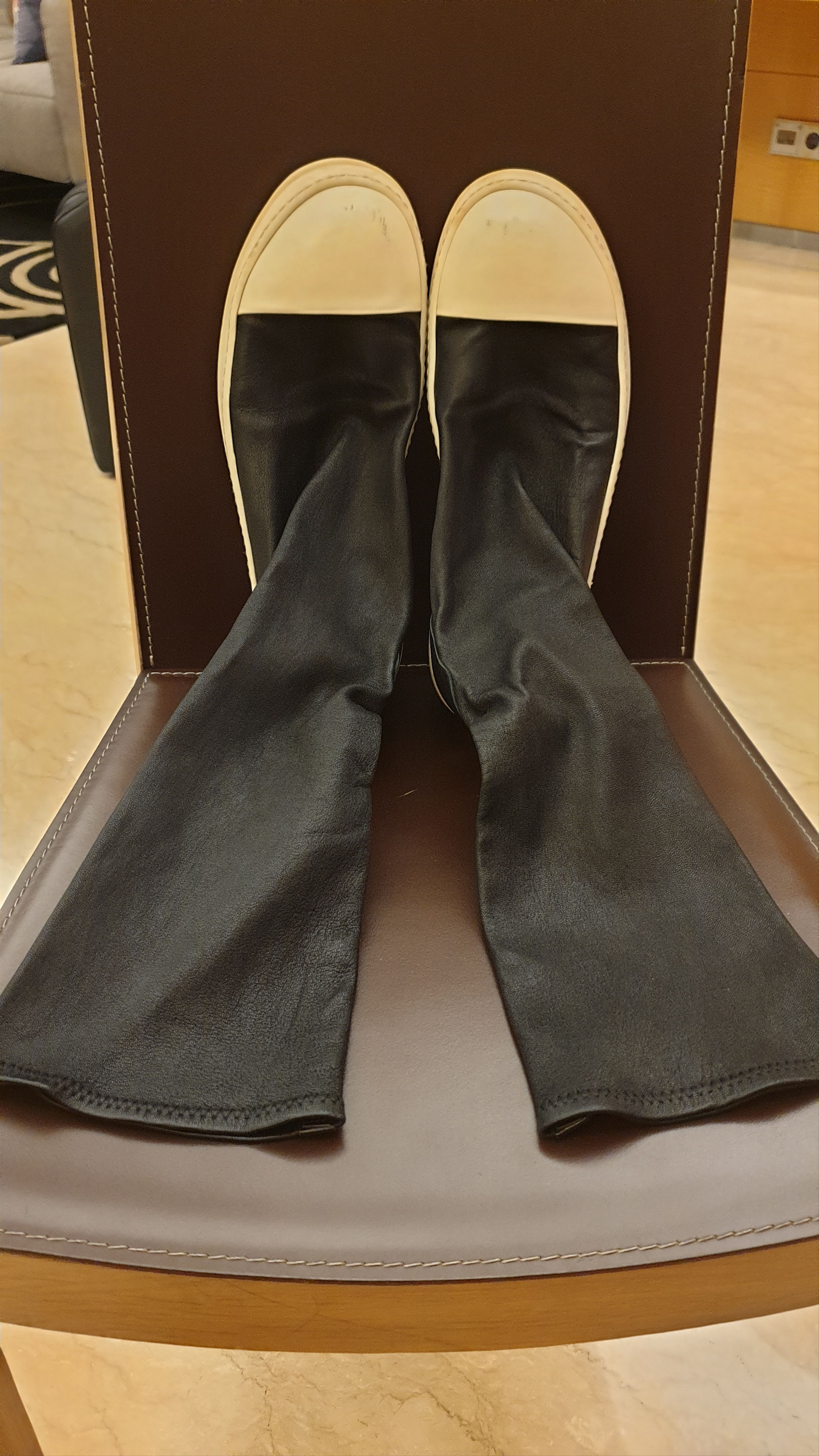 Rick Owens Rick Owens Leather Sock Ramones Size US 10 / EU 43 - 4 Thumbnail