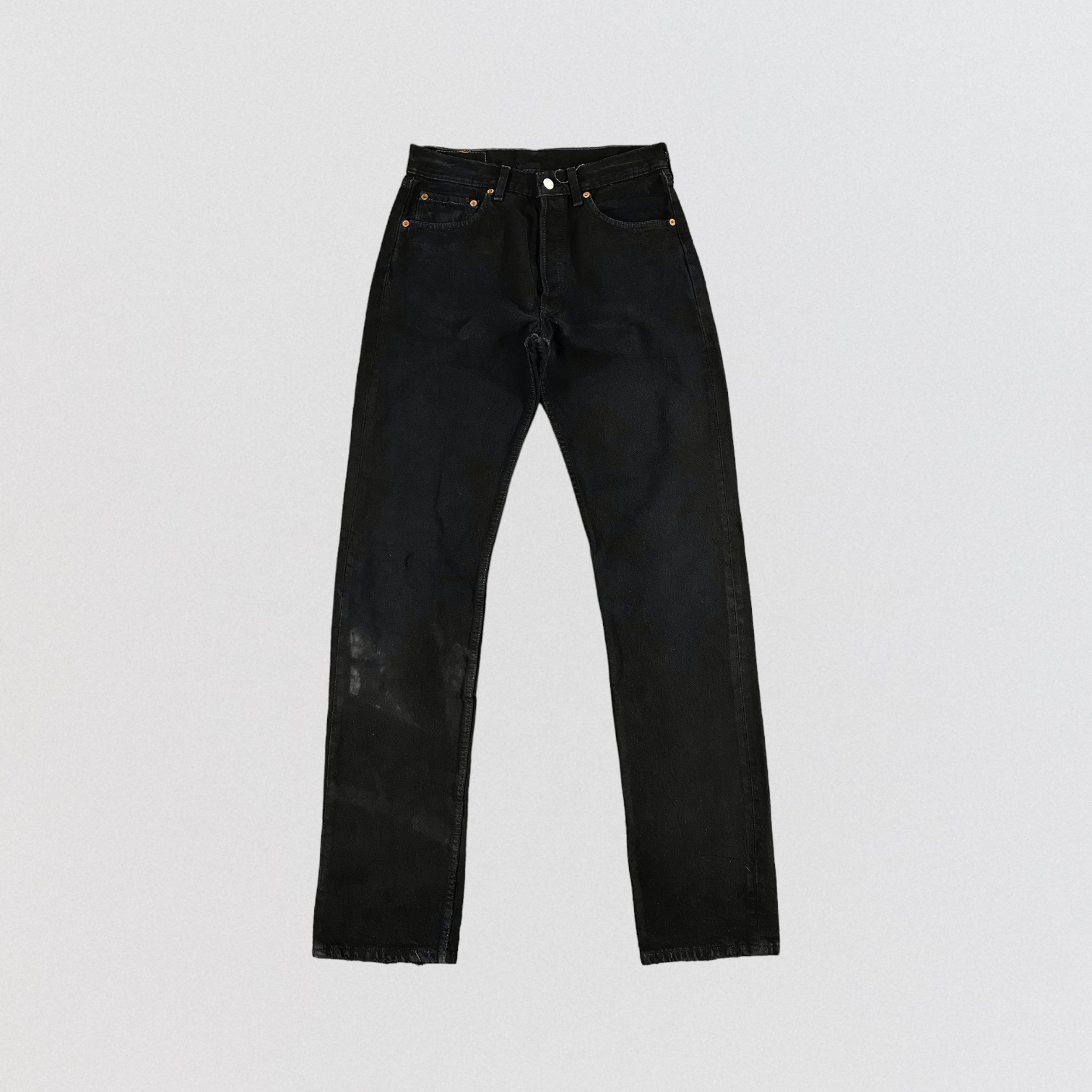 image of 90's Levis 501 Earth Tone Jeans-Jm1531 in Black, Men's (Size 30)