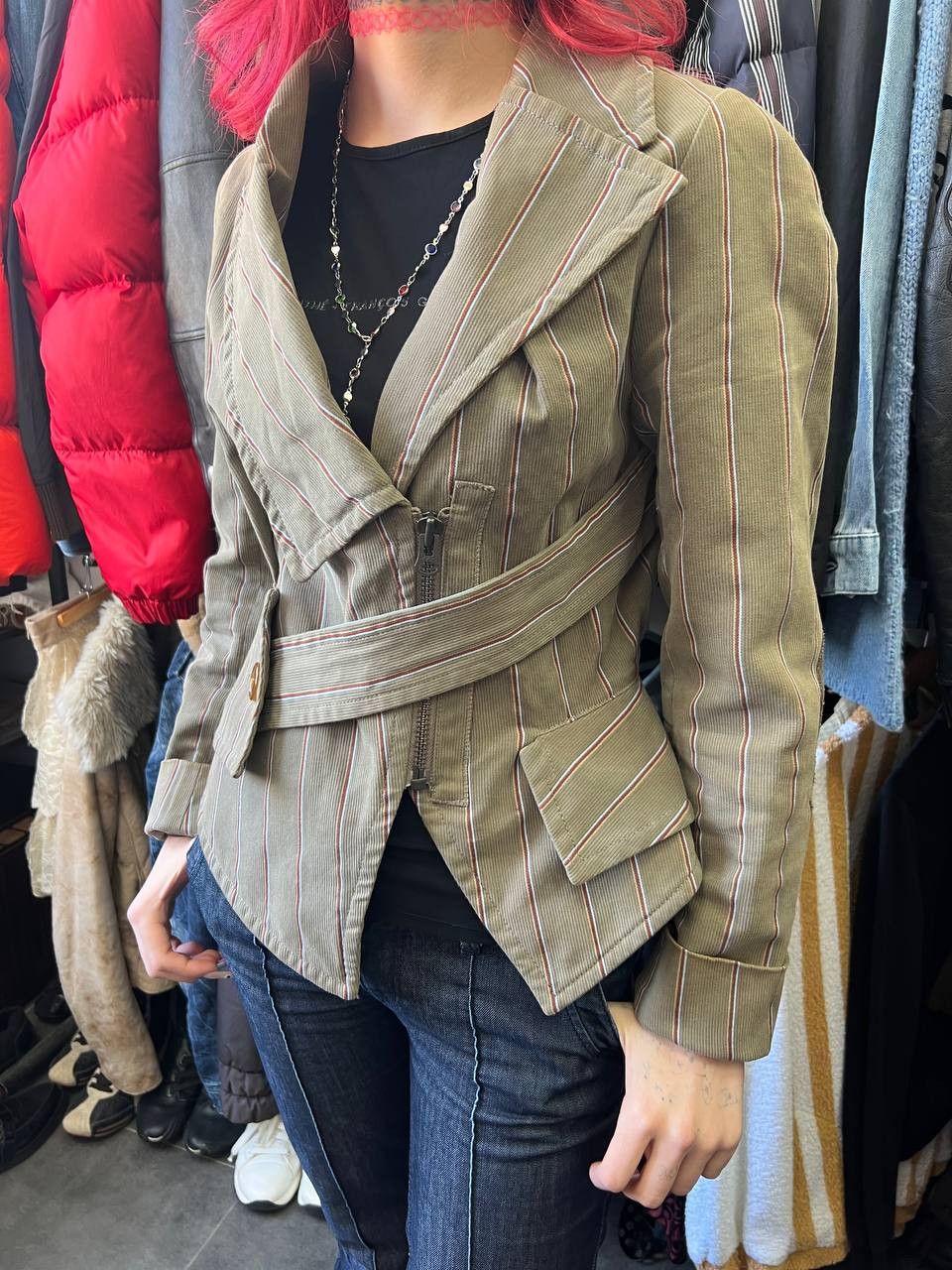 Vivienne Westwood Vintage Red Label Asymmetrical Cropped Blazer Size M / US 6-8 / IT 42-44 - 1 Thumbnail
