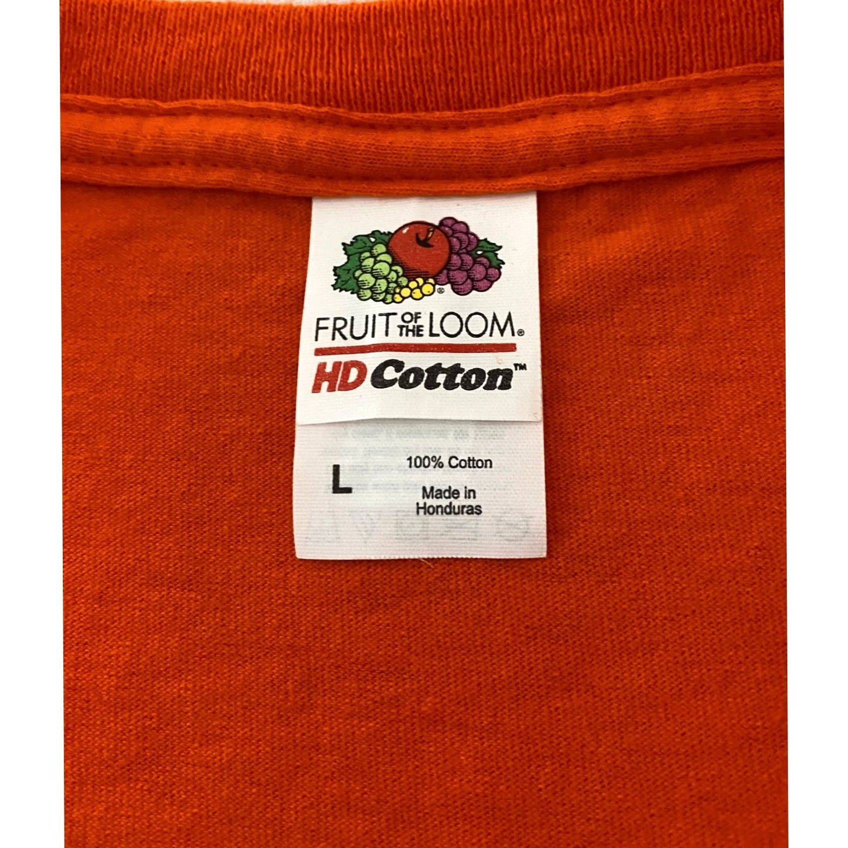 Fruit Of The Loom Fruit of the Loom Orange Afrocentric Black Beauty Graphic T-Shirt Large Cotton Size US L / EU 52-54 / 3 - 6 Thumbnail