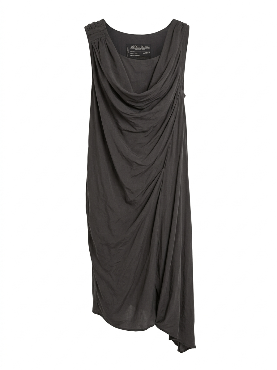 Allsaints AllSaints Spitalfields Draped "Jacks Place" Midi Dress UK 8 Size M / US 6-8 / IT 42-44 - 1 Thumbnail