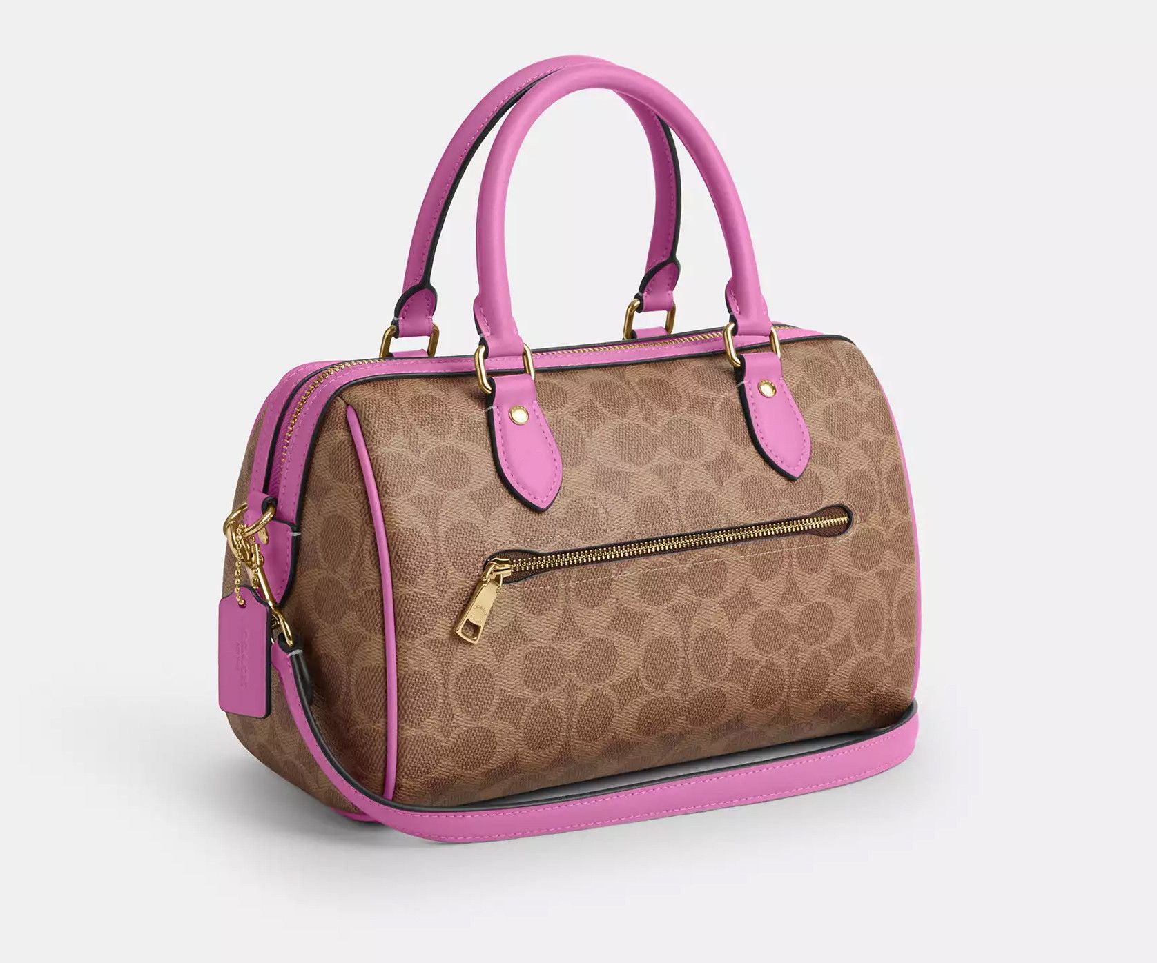 Coach Rowan Satchel Bag In Signature Canvas CV961 Size ONE SIZE - 10 Thumbnail