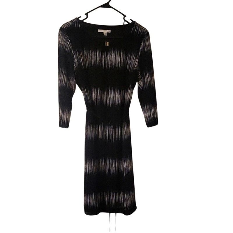 Other Studio One Black Dress Size 8 Midi Style with 3/4 Sleeves Size M / US 6-8 / IT 42-44 - 3 Thumbnail