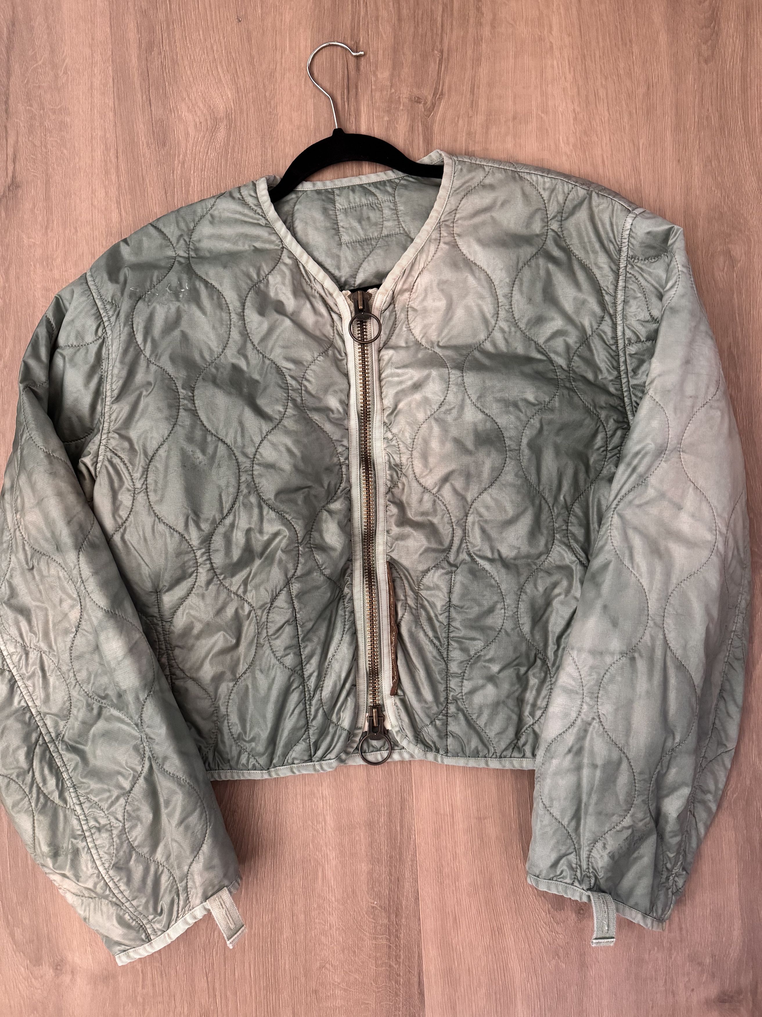 Kapital Kapital Nylon Quilted Unevenly Dyed Cropped Bolero Jacket Size US S / EU 44-46 / 1 - 2 Thumbnail