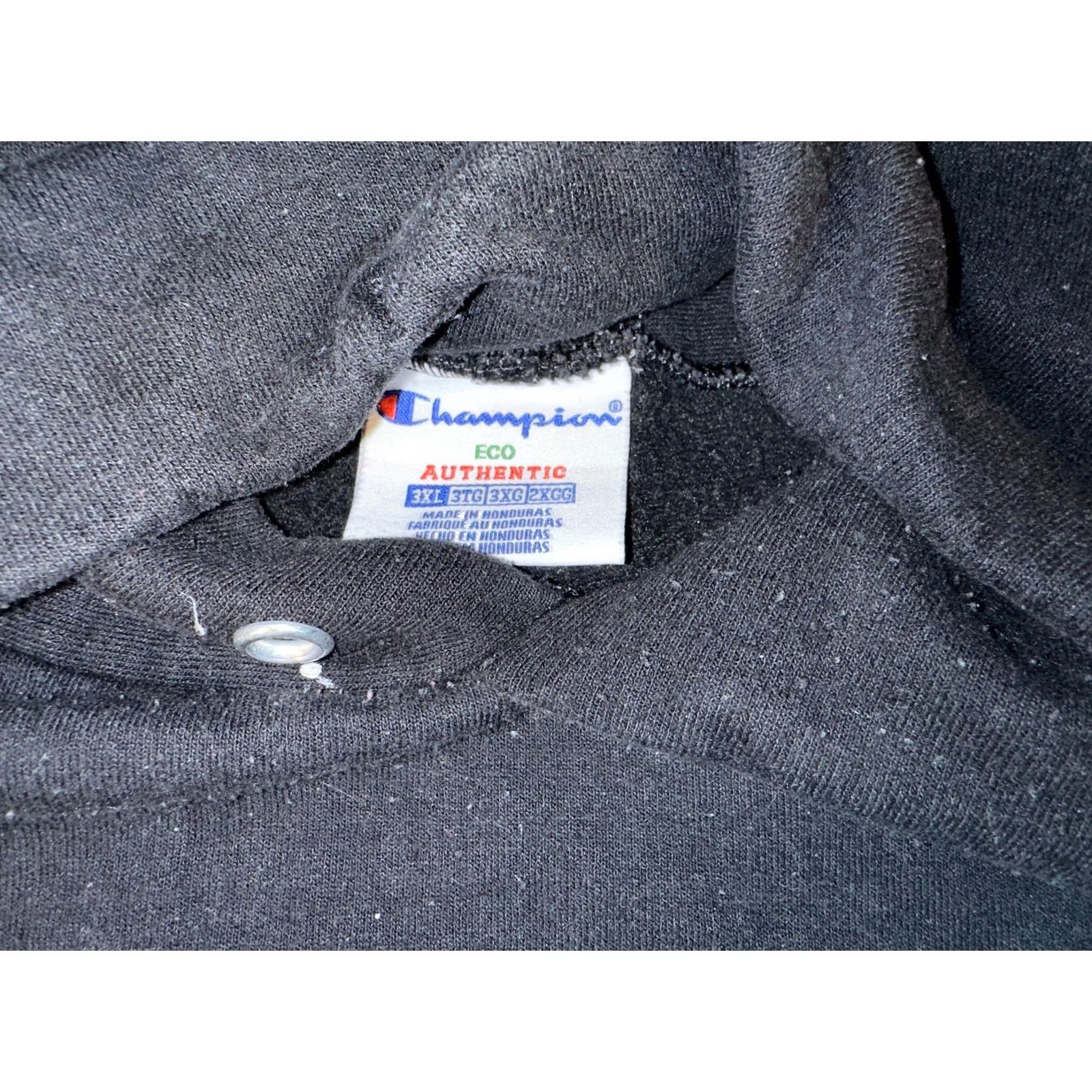 Champion Men’s Champion Hoodie 3XL Black Hustle Pullover Mens XXL Regular Black Hoodie Size US XXL / EU 58 / 5 - 3 Thumbnail