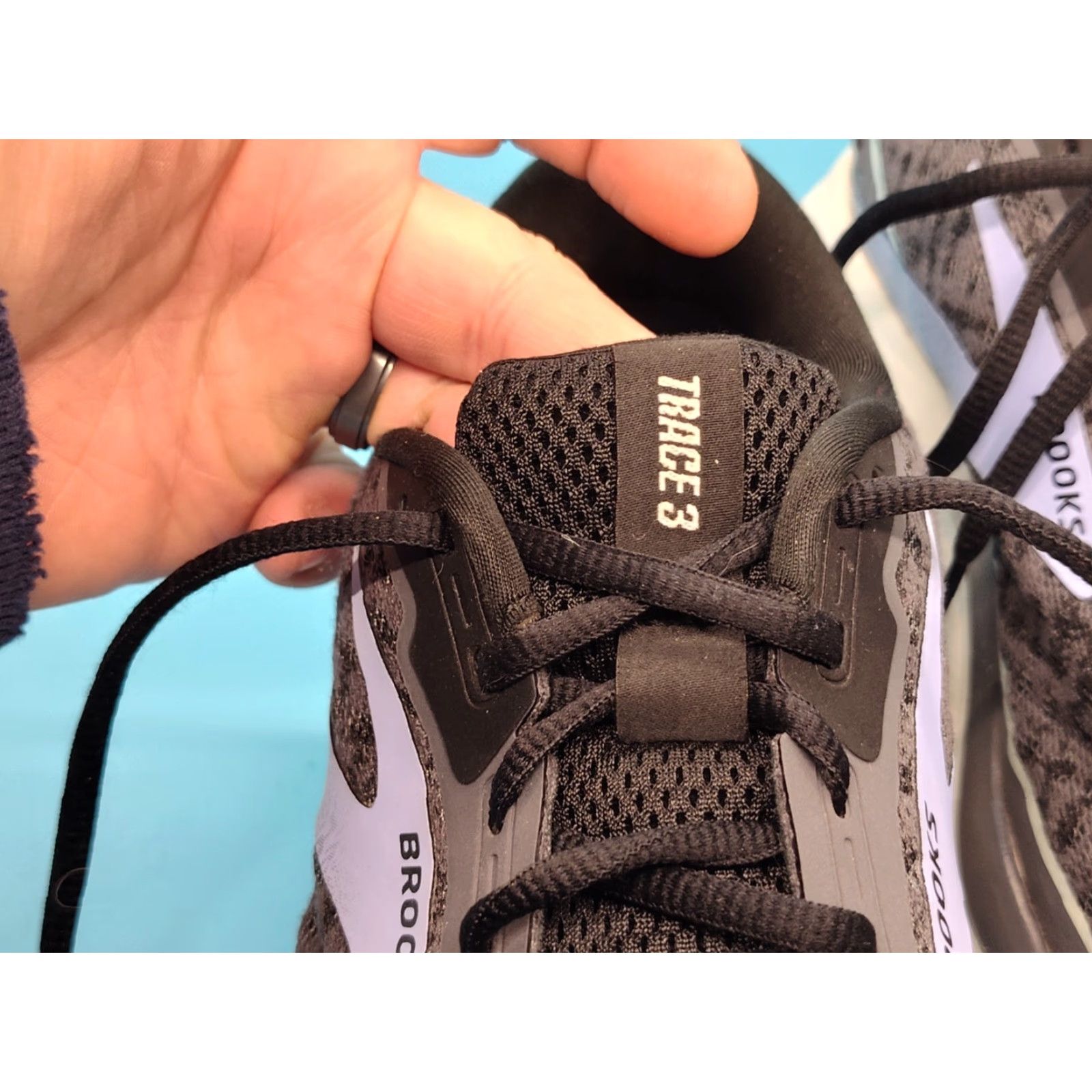 Brooks VINTAGE Brooks Trace 3 Sneakers Women's Athletic Running & Jogging Shoes Size 9.5 Medium US Blackened Pearl Skylight Iris Size US 7.5 / IT 37.5 - 6 Thumbnail