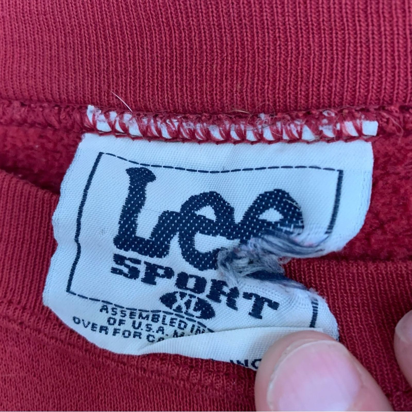 Lee VINTAGE LEE SPORT WASHINGTON REDSKINS EMBROIDERED SWEATSHIRT Size US XL / EU 56 / 4 - 3 Thumbnail