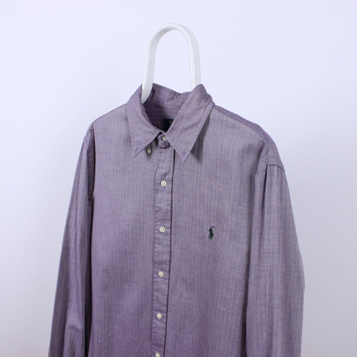 Polo Ralph Lauren × Ralph Lauren × Vintage Polo Ralph Lauren Shirt Long Sleeve Size US L / EU 52-54 / 3 - 1 Thumbnail