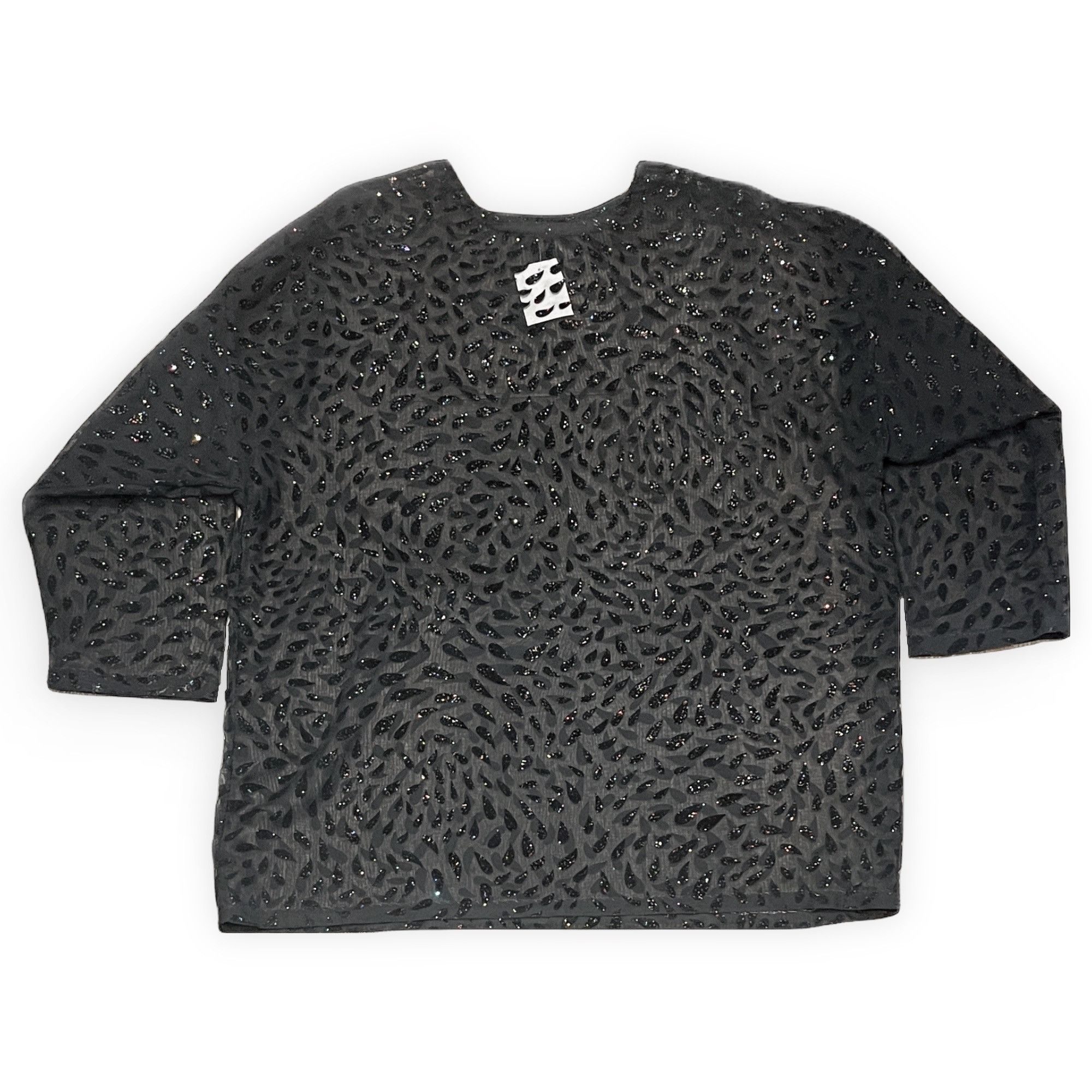 Other XL | Y2K Sheer Glitter Leaf Too Size XL / US 12-14 / IT 48-50 - 1 Thumbnail