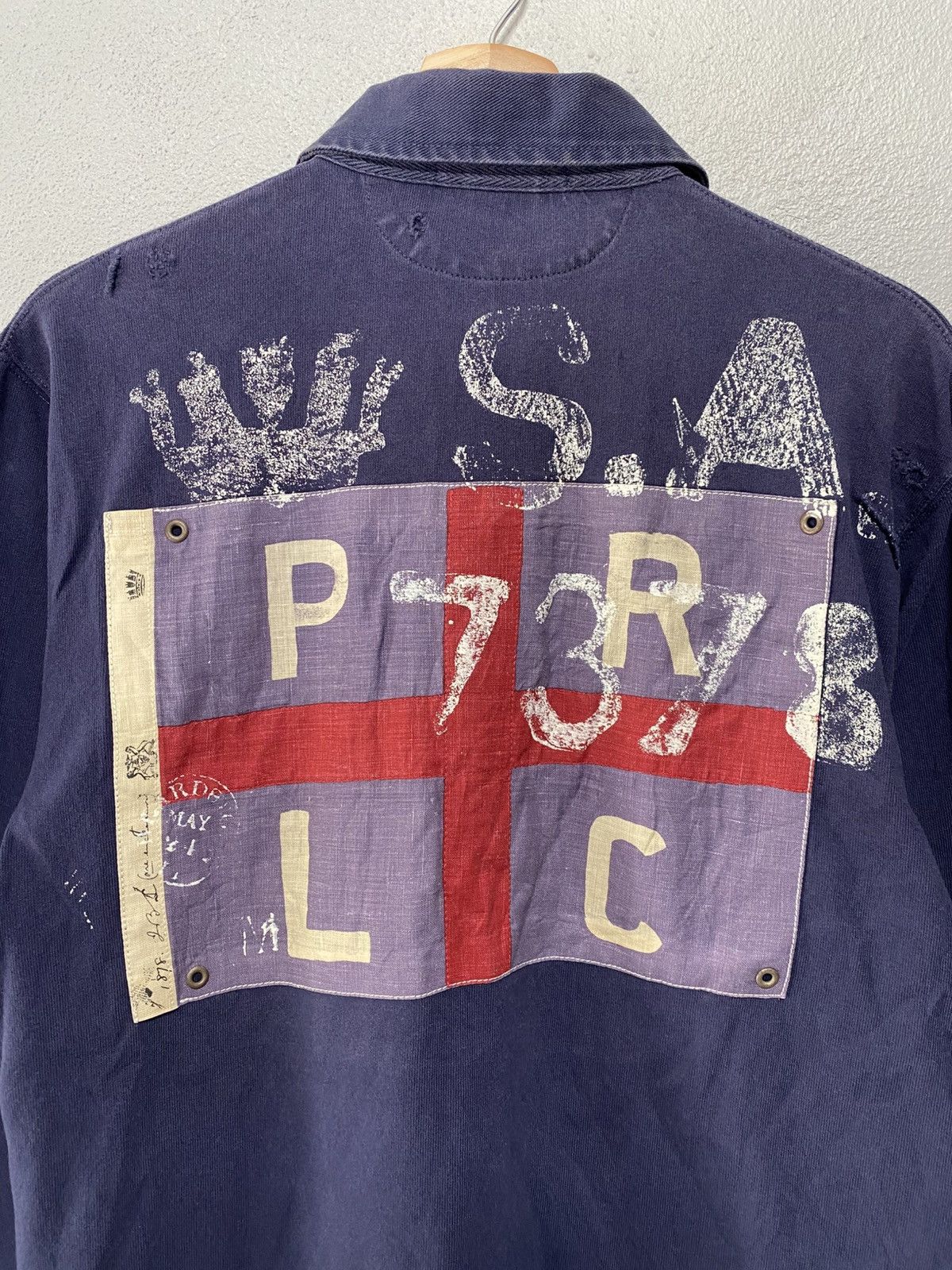 Polo Ralph Lauren Polo Ralph Lauren distressed patches Size US L / EU 52-54 / 3 - 2 Thumbnail