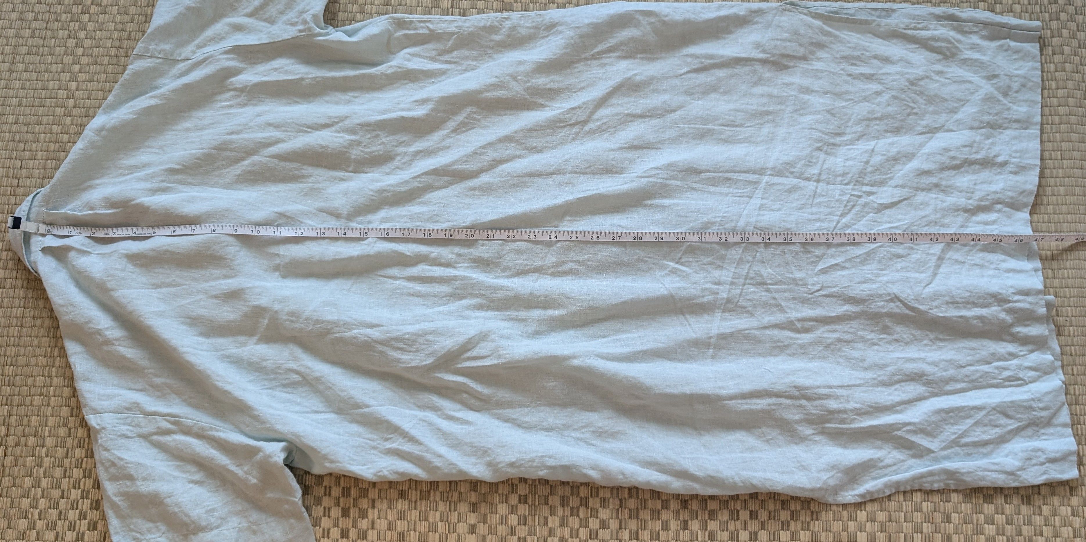 Ilana Kohn Ilana Kohn 100% Linen Shirt Dress Mint Made in USA Size S / US 4 / IT 40 - 6 Thumbnail
