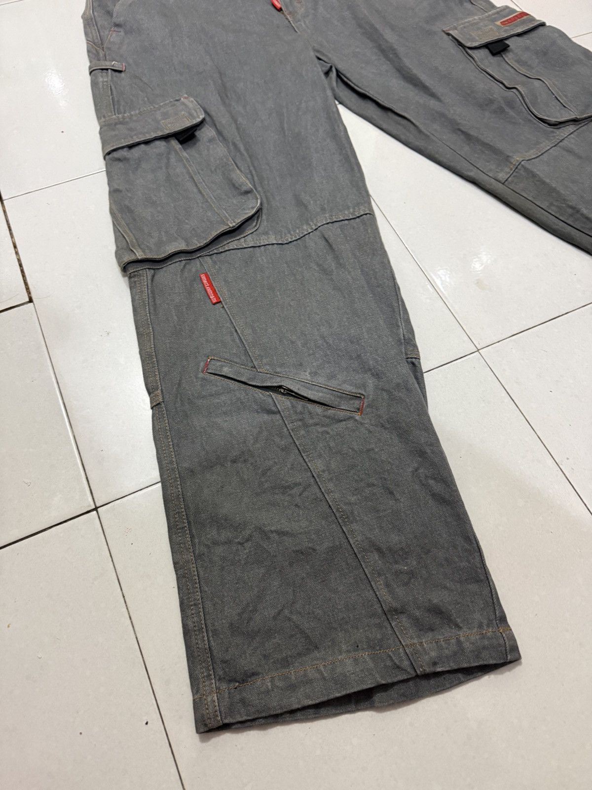 Japanese Brand Y2K Baggy CONART Multipocket Cargo Pants Size US 30 / EU 46 - 6 Thumbnail