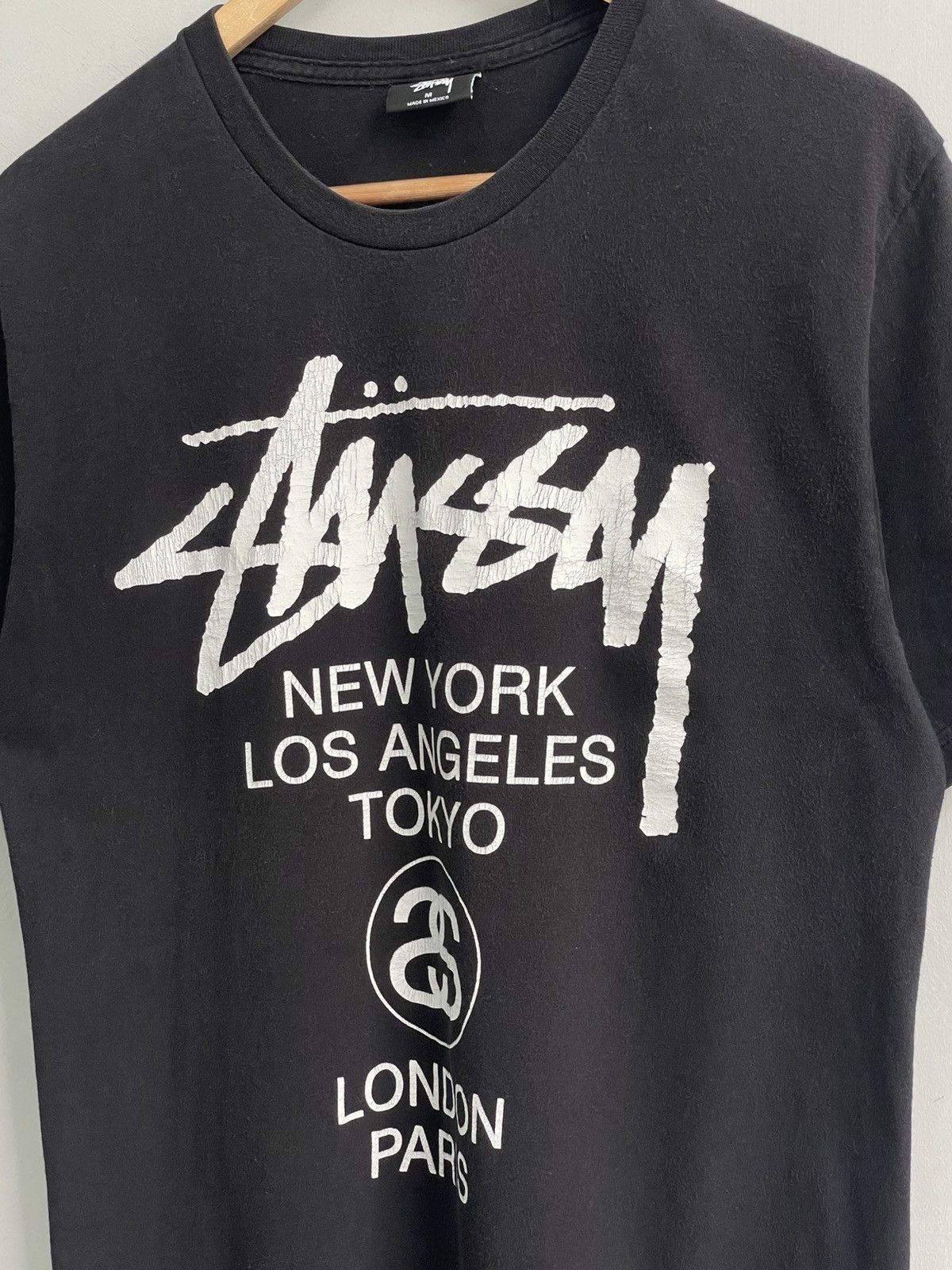 Stussy Stussy big logo skater t shirt 90s rare y2k Size US M / EU 48-50 / 2 - 2 Thumbnail