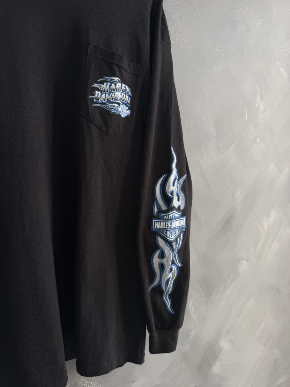 Harley Davidson Harley Davidson Blue Flames INSANE Size US XL / EU 56 / 4 - 7 Thumbnail