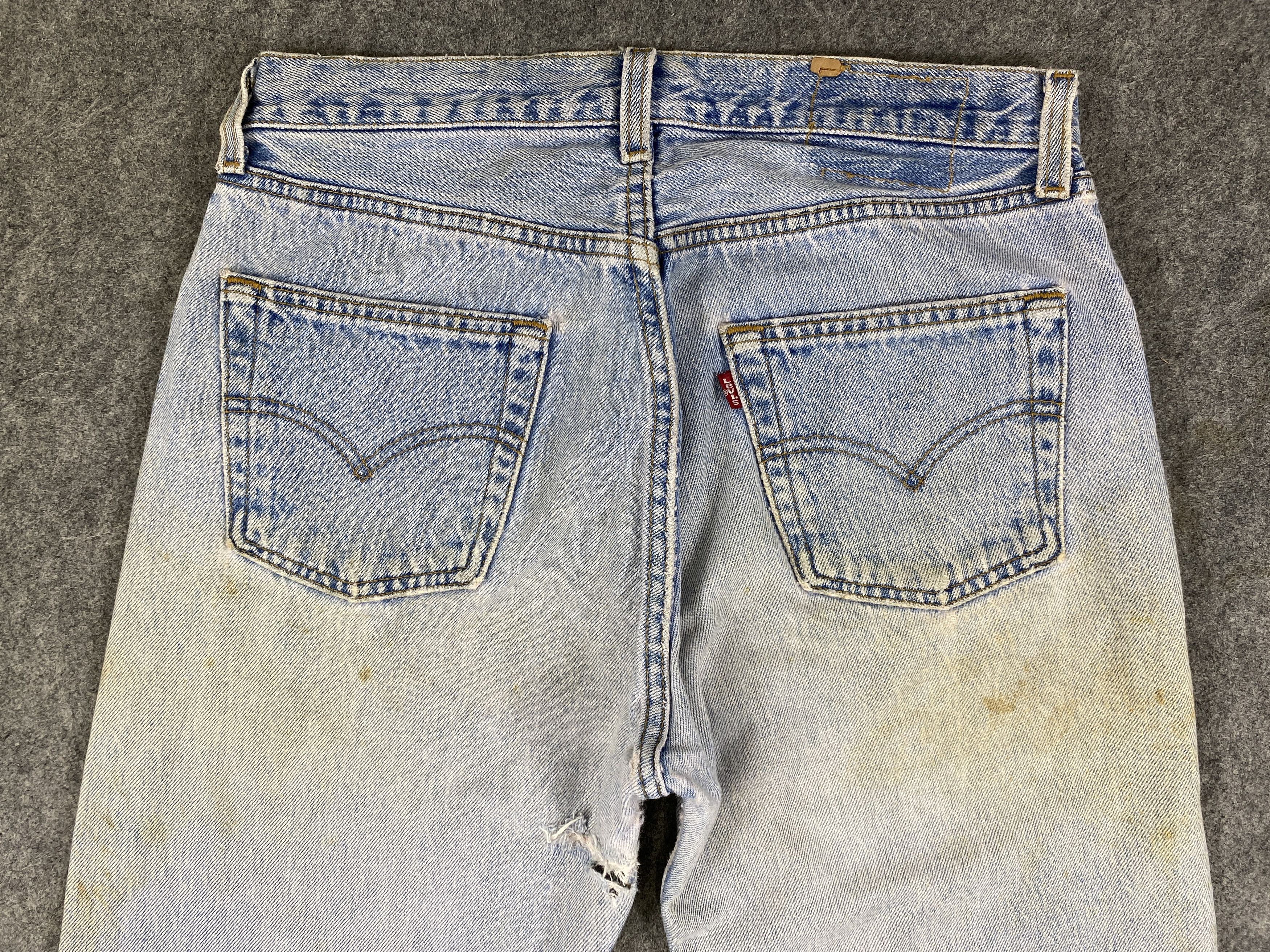 Levi's Light Wash Vintage Levi's 501 Jeans 30x31.5 Denim JN2256 Size US 30 / EU 46 - 4 Thumbnail