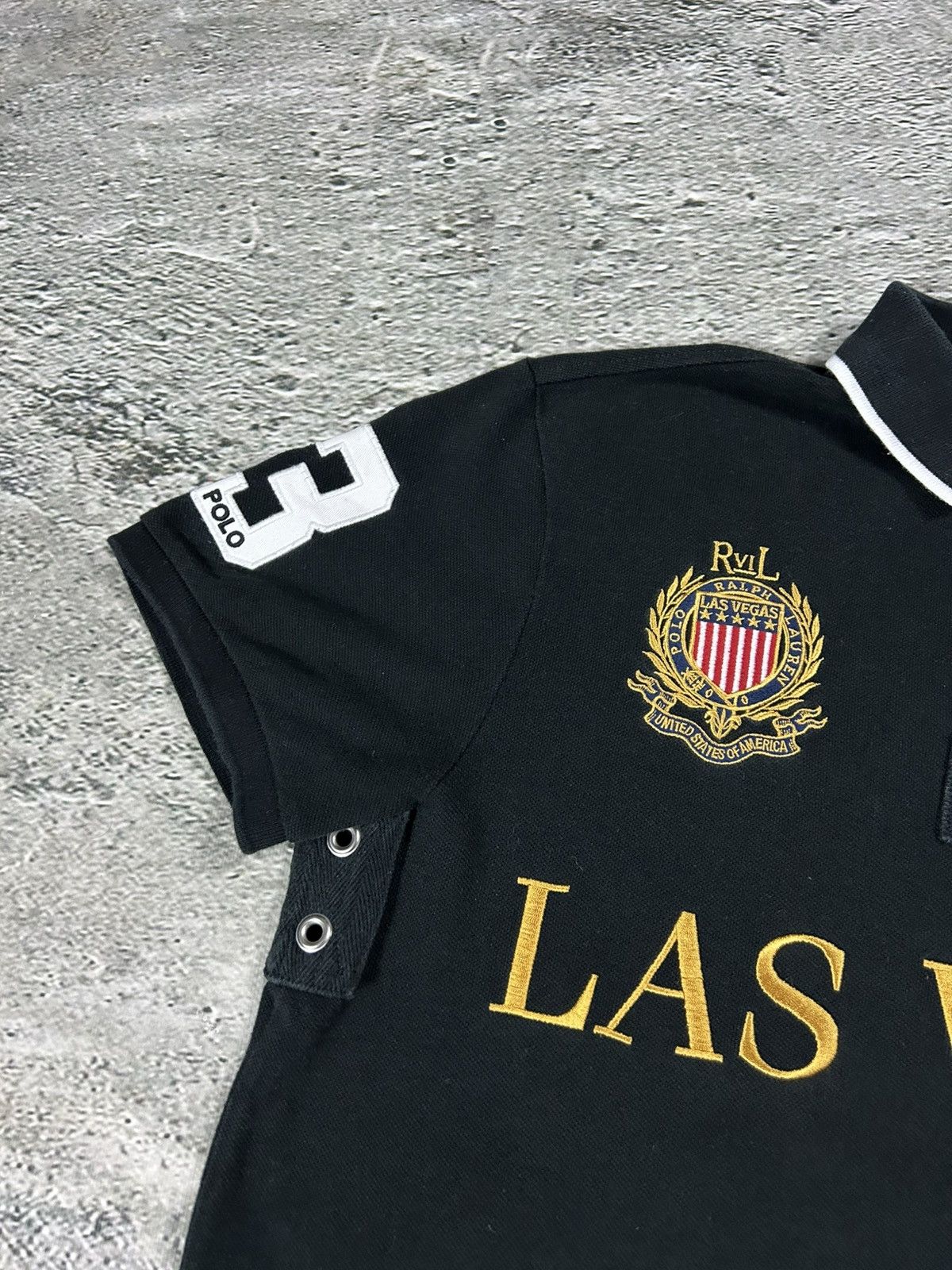 Ralph Lauren Chief Keef Polo Ralph Lauren Las Vegas vintage black gold Size US M / EU 48-50 / 2 - 3 Thumbnail