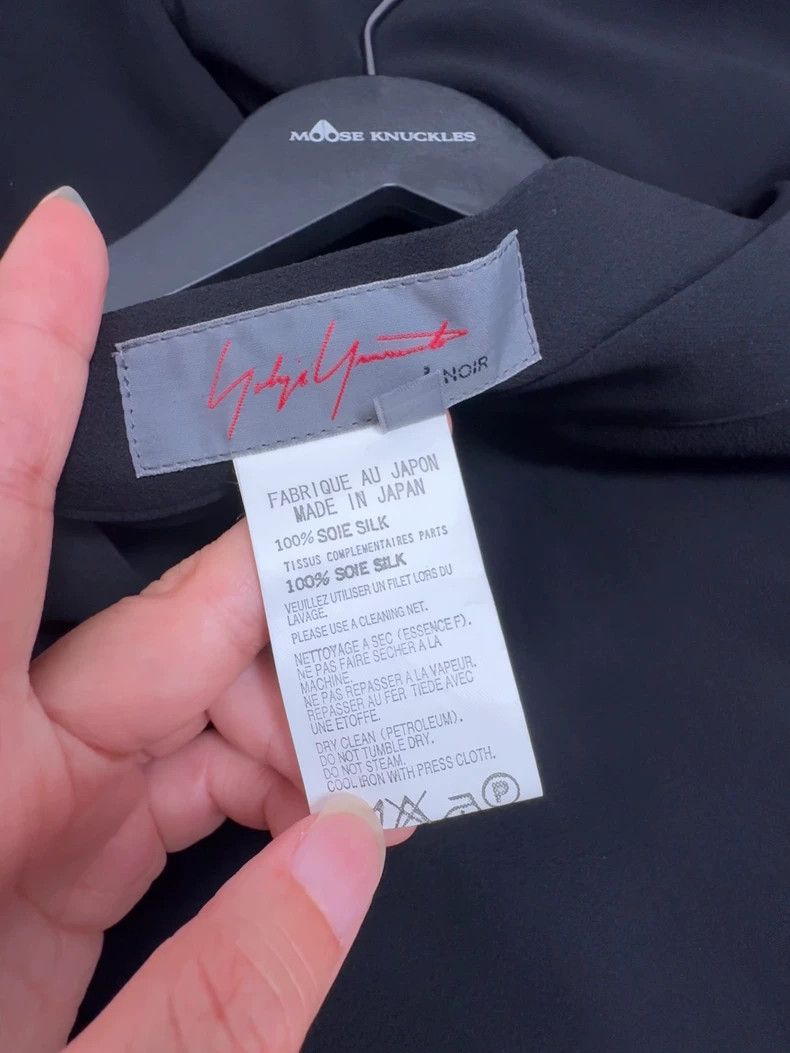 Yohji Yamamoto Yohji Yamamoto size 2 Black Silk Pants Size US 28 / EU 44 - 6 Thumbnail