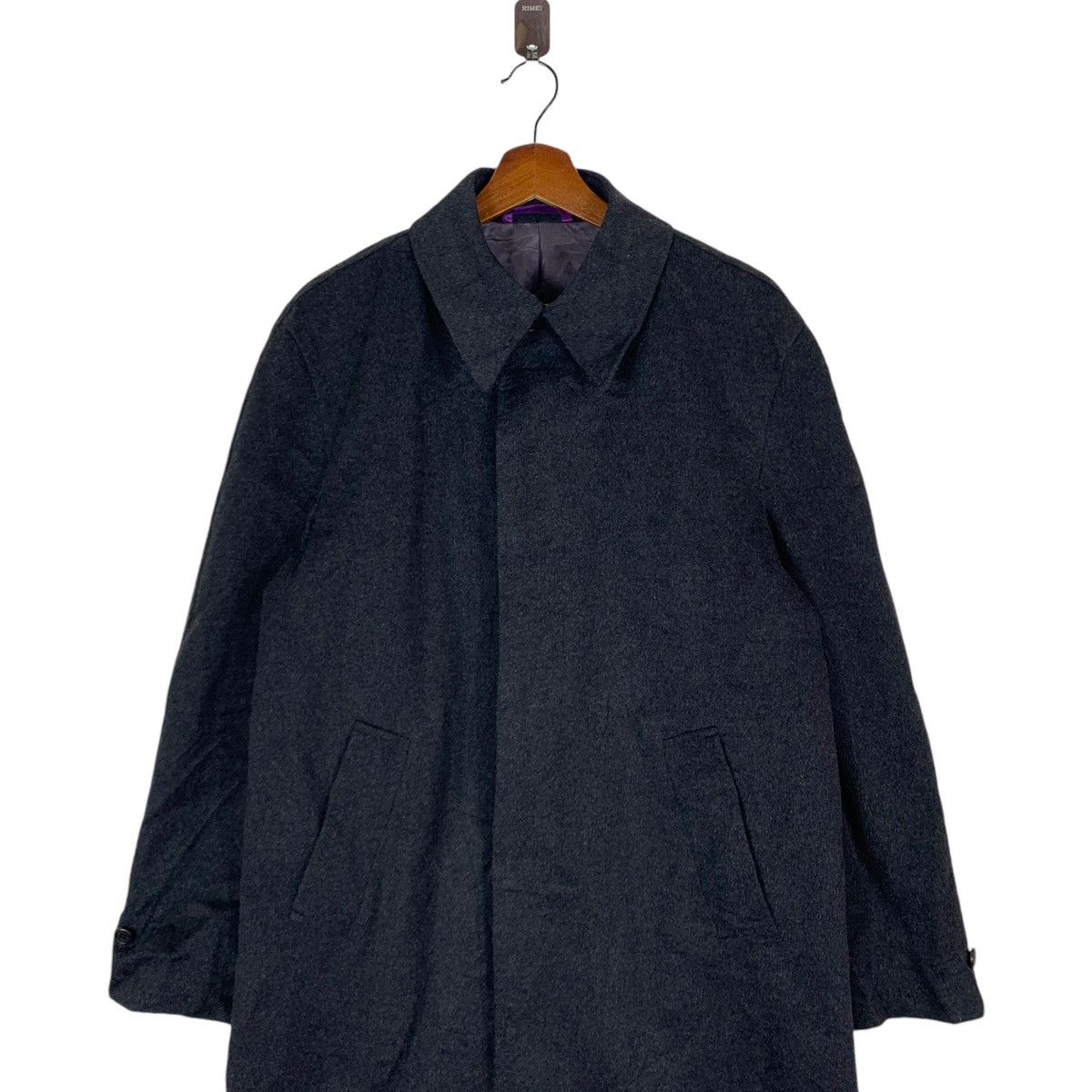 Paul Smith × Vintage VINTAGE PAUL SMITH COLLECTION WOOL OVERCOAT JACKET Size US L / EU 52-54 / 3 - 4 Thumbnail