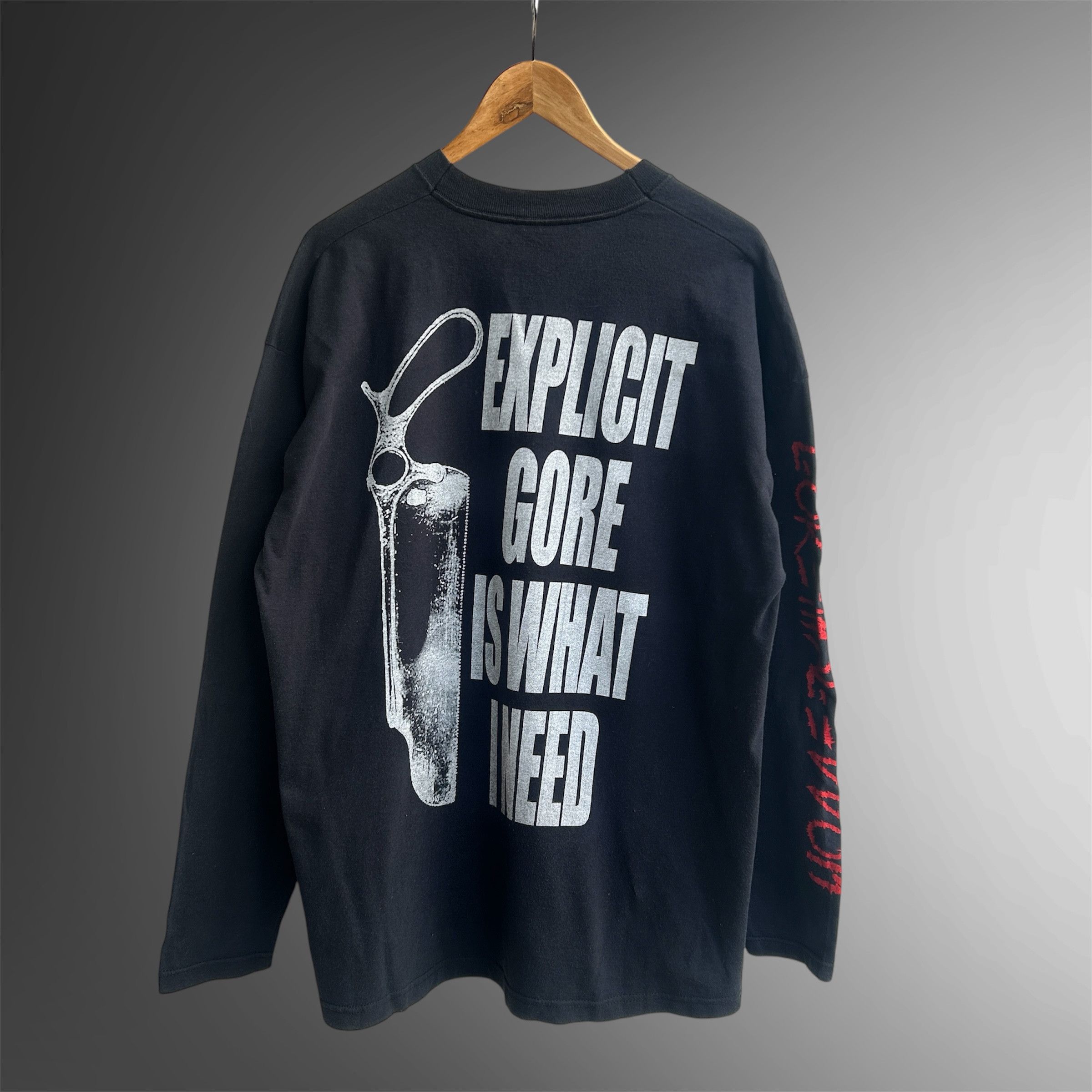 Vintage Vintage Aborted Explicit Gore is what I need Size US XL / EU 56 / 4 - 2 Thumbnail