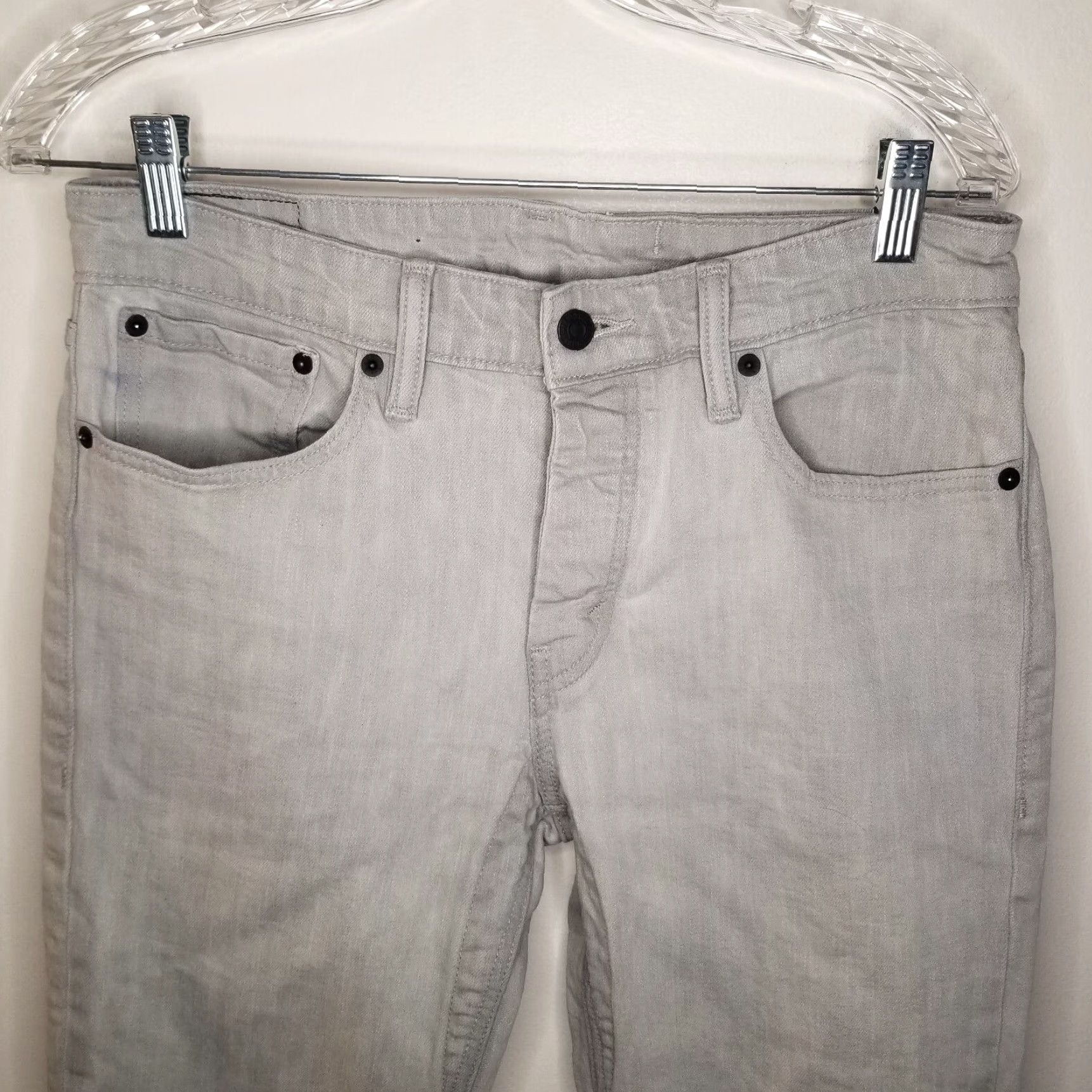 Levi's Levi 511 Mens Straight Gray Jeans Size 31x32 Size US 31 - 2 Thumbnail