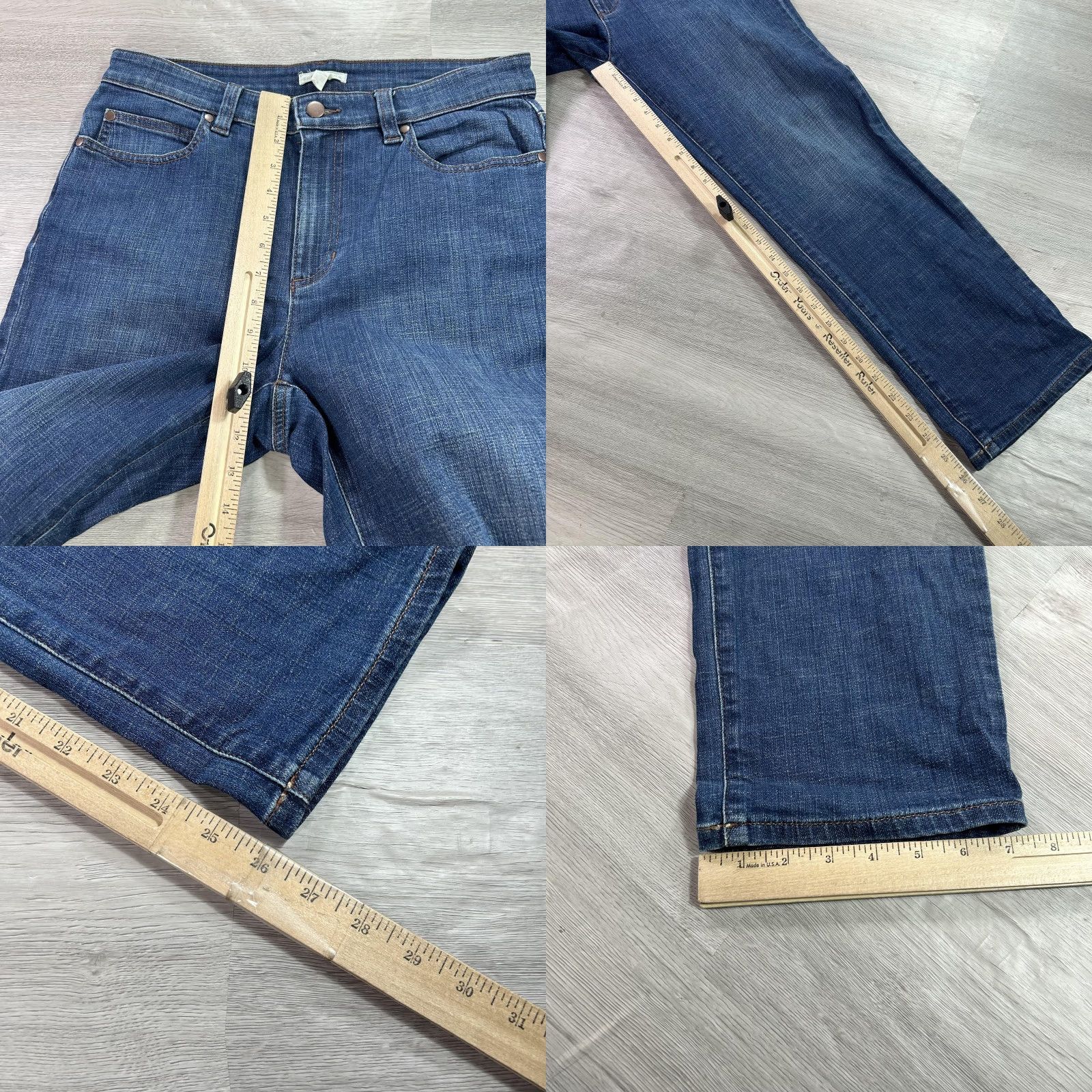Eileen Fisher Eileen Fisher Jeans Womens 18 Blue Mid Rise Straight Denim Size 40" / US 18 - 8 Thumbnail