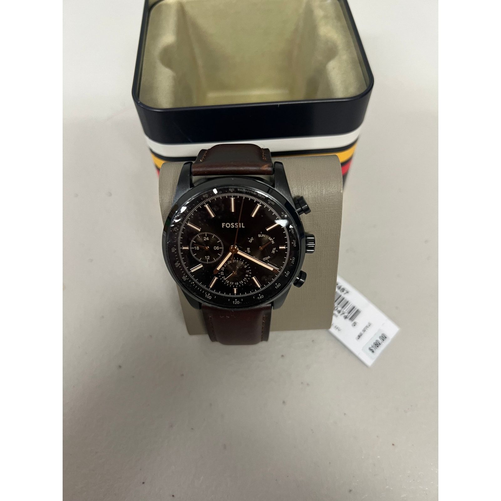 Fossil Fossil BQ2457 Sullivan Multifunction Brown Leather Watch Size ONE SIZE - 4 Thumbnail