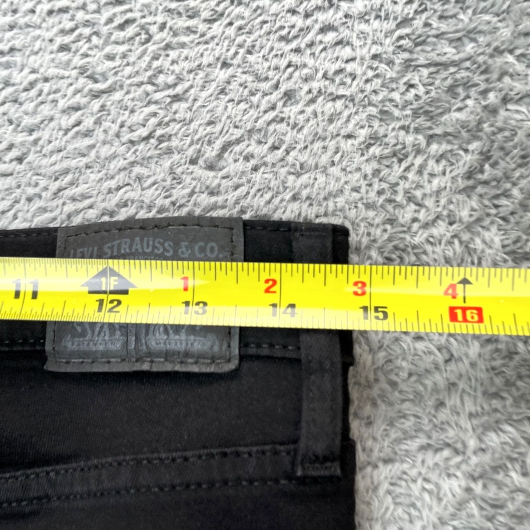 Levi's Levi's 311 Jeans Womens 27 Black Shaping Skinny Leg Logo Dark Wash Denim Cotton Jeans - Levi's 311 Shaping Skinny Womens Jeans 27 Black City Preppy Size 27" / US 4 / IT 40 - 8 Thumbnail
