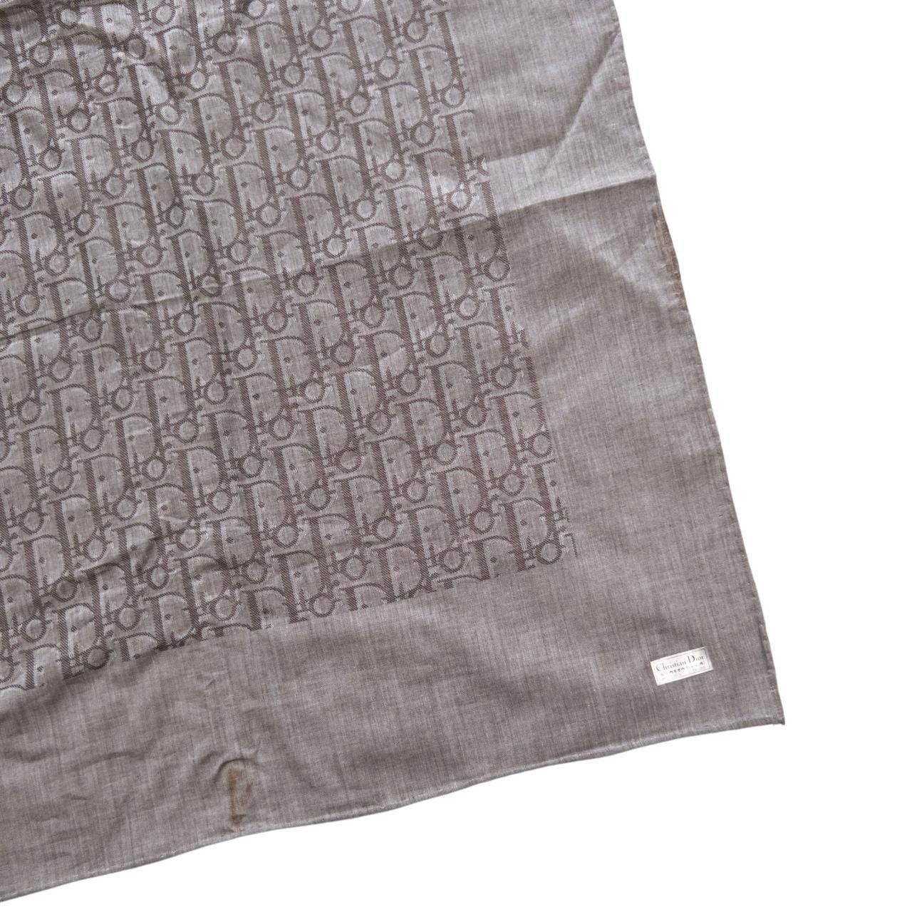 Dior Vintage Christian Dior Silk Monogram Scarf | Grailed
