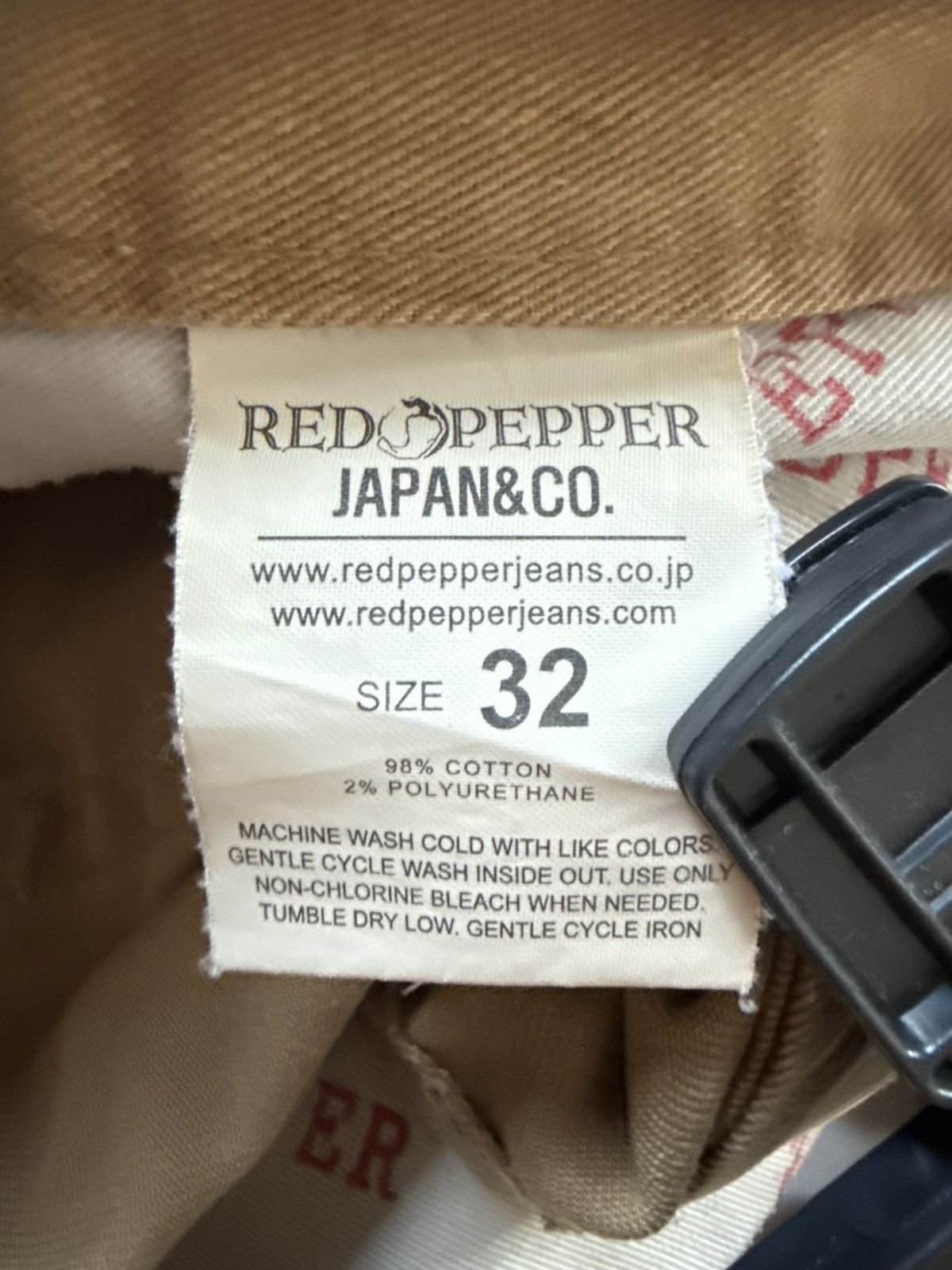 If Six Was Nine 2000s Red Pepper Japan Back Wing Chenille Embroidered Pants Size US 32 / EU 48 - 22 Thumbnail