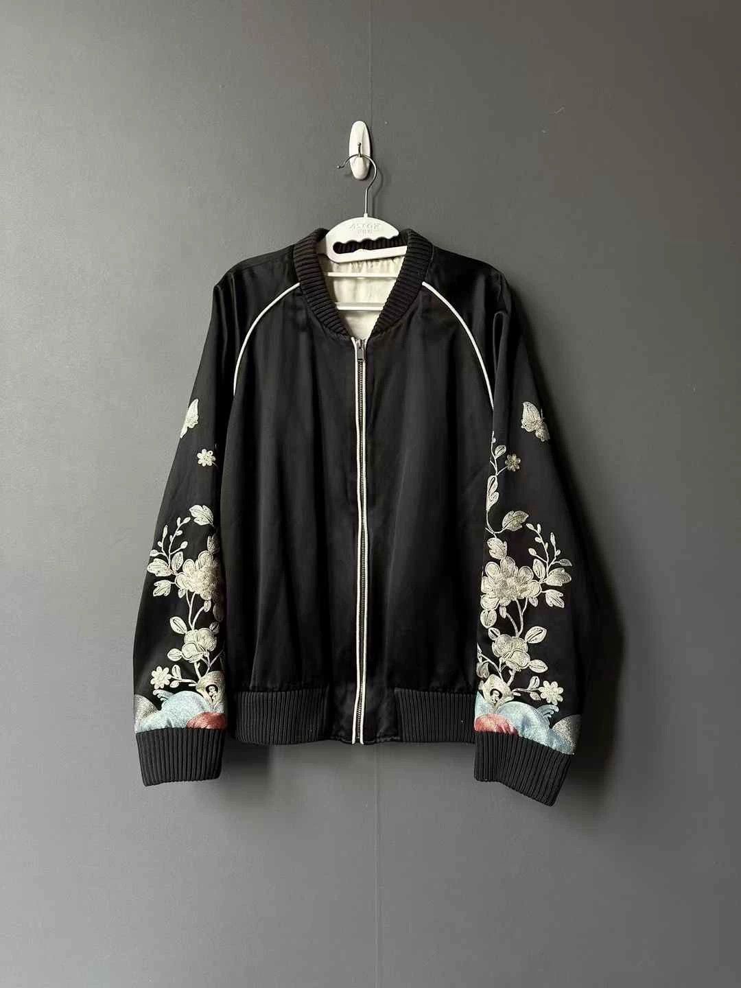 Gucci Gucci Embroidered Black Jacket Size US XL / EU 56 / 4 - 1 Thumbnail