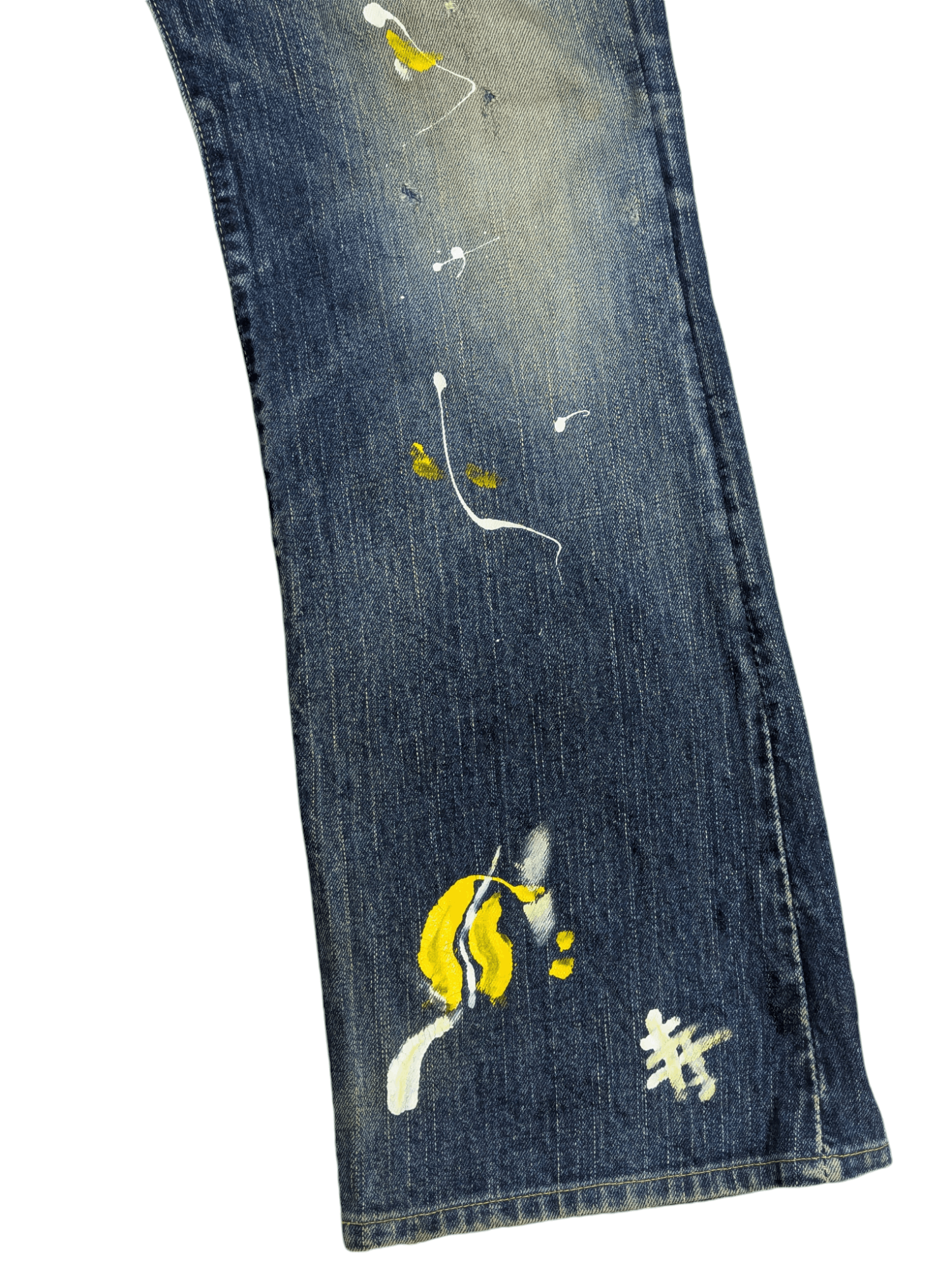 Eternal 🔥FREE SHIPPING🔥 ETERNAL 🇯🇵 SELVEDGE JEANS DENIM PAINTER Size US 34 / EU 50 - 6 Thumbnail