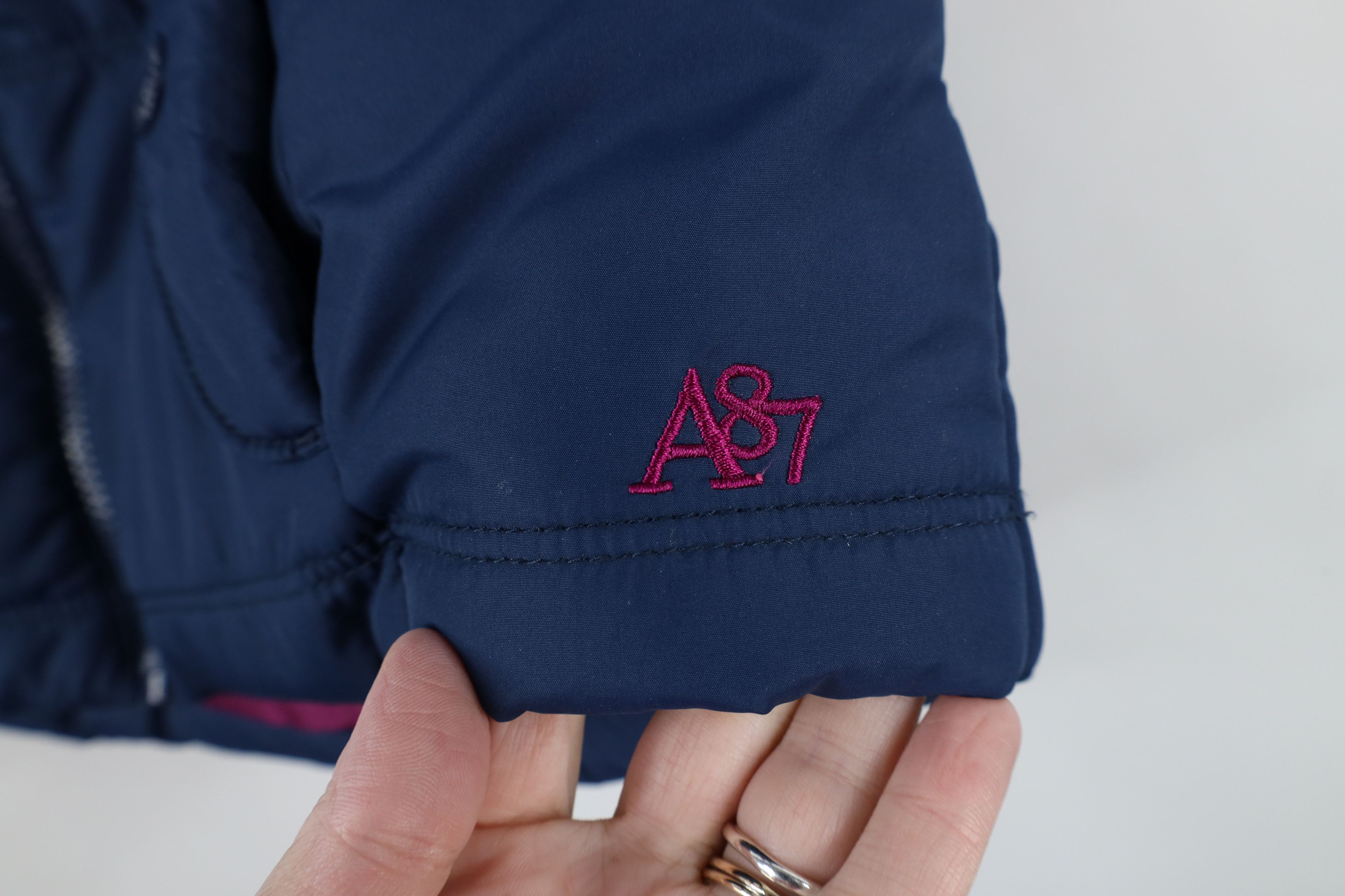 Aeropostale × Vintage Vintage Y2K Babydoll Aeropostale Puffer Vest Jacket Blue Size L / US 10 / IT 46 - 4 Thumbnail