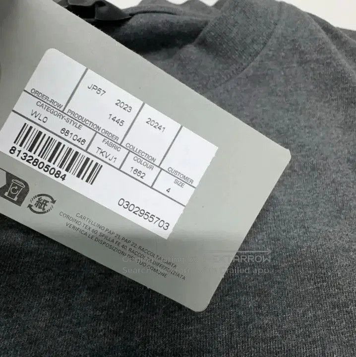 Balenciaga Balenciaga Gray Long Sleeve Logo T-Shirt for Men. Size US M / EU 48-50 / 2 - 5 Thumbnail