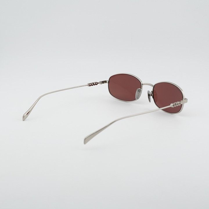 Gucci Gucci GG1940S 003 Sunglasses Silver Rectangle Frame, Red Size ONE SIZE - 4 Thumbnail