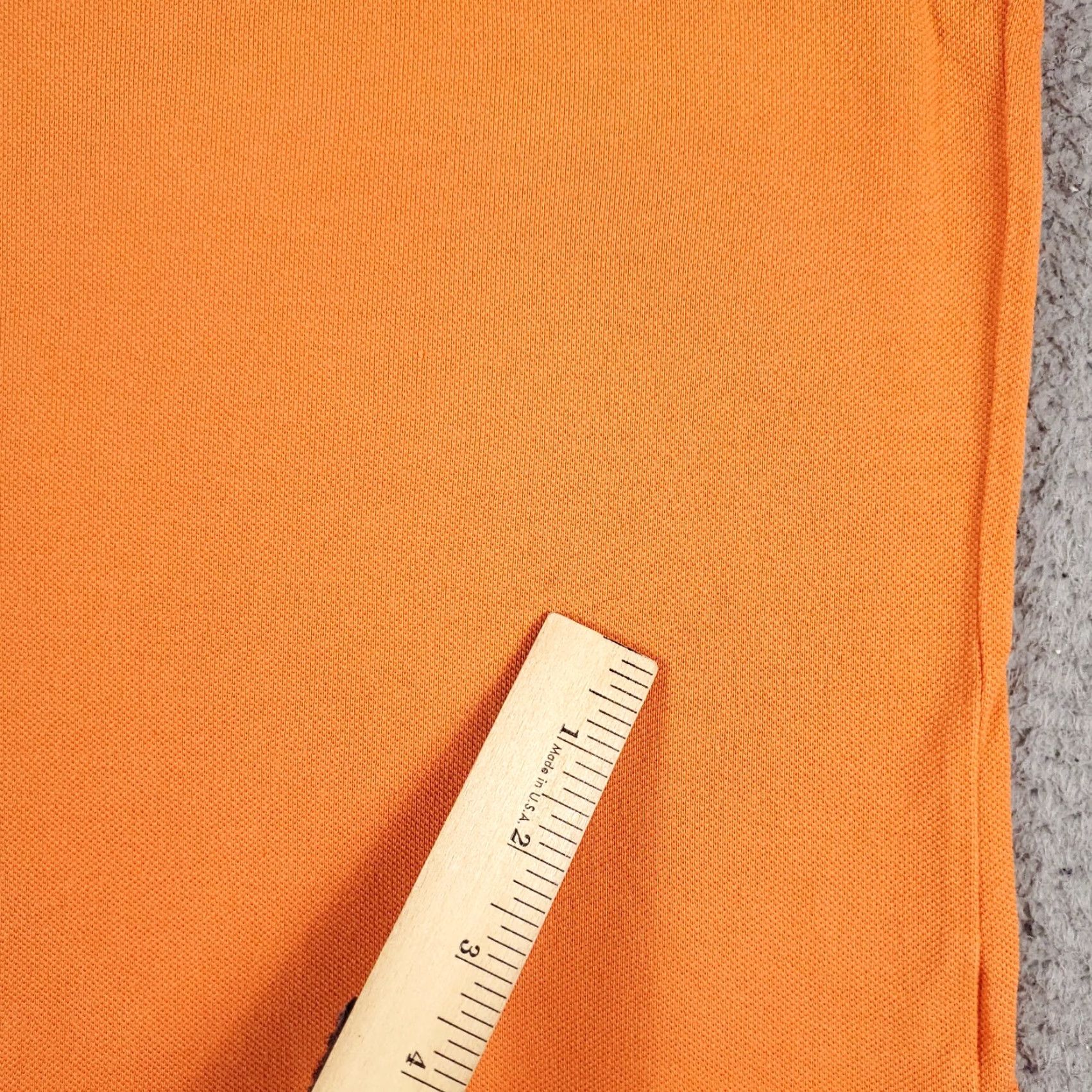 Ralph Lauren Ralph Lauren Polo Shirt Mens M Orange Solid Polo Shirt Regular Fit Cotton Short Sleeve Button Collared Logo 90s Preppy Sports Mens Size US M / EU 48-50 / 2 - 4 Thumbnail