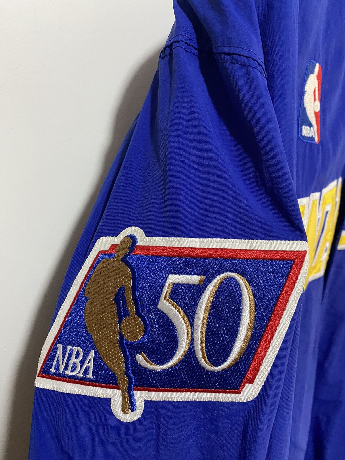 Mitchell & Ness Mitchell & Ness Warriors jacket size XL, blue yellow, used Size US XL / EU 56 / 4 - 9 Thumbnail