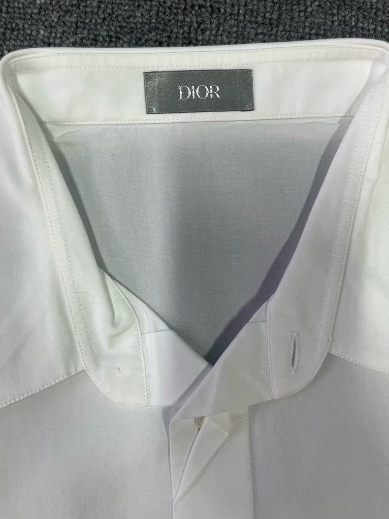 Dior Dior Crystal CD letter white long-sleeved shirt Size US XS / EU 42 / 0 - 3 Thumbnail