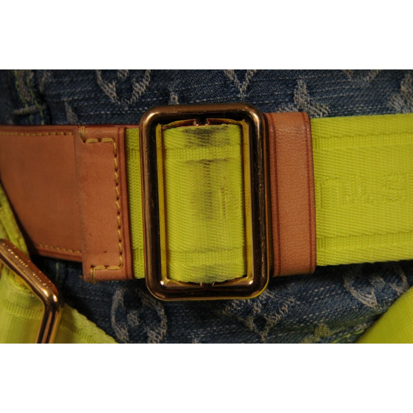 Louis Vuitton Sunrise Denim Lv Logo Monogram Messenger Travel Bag Size ONE SIZE - 15 Thumbnail