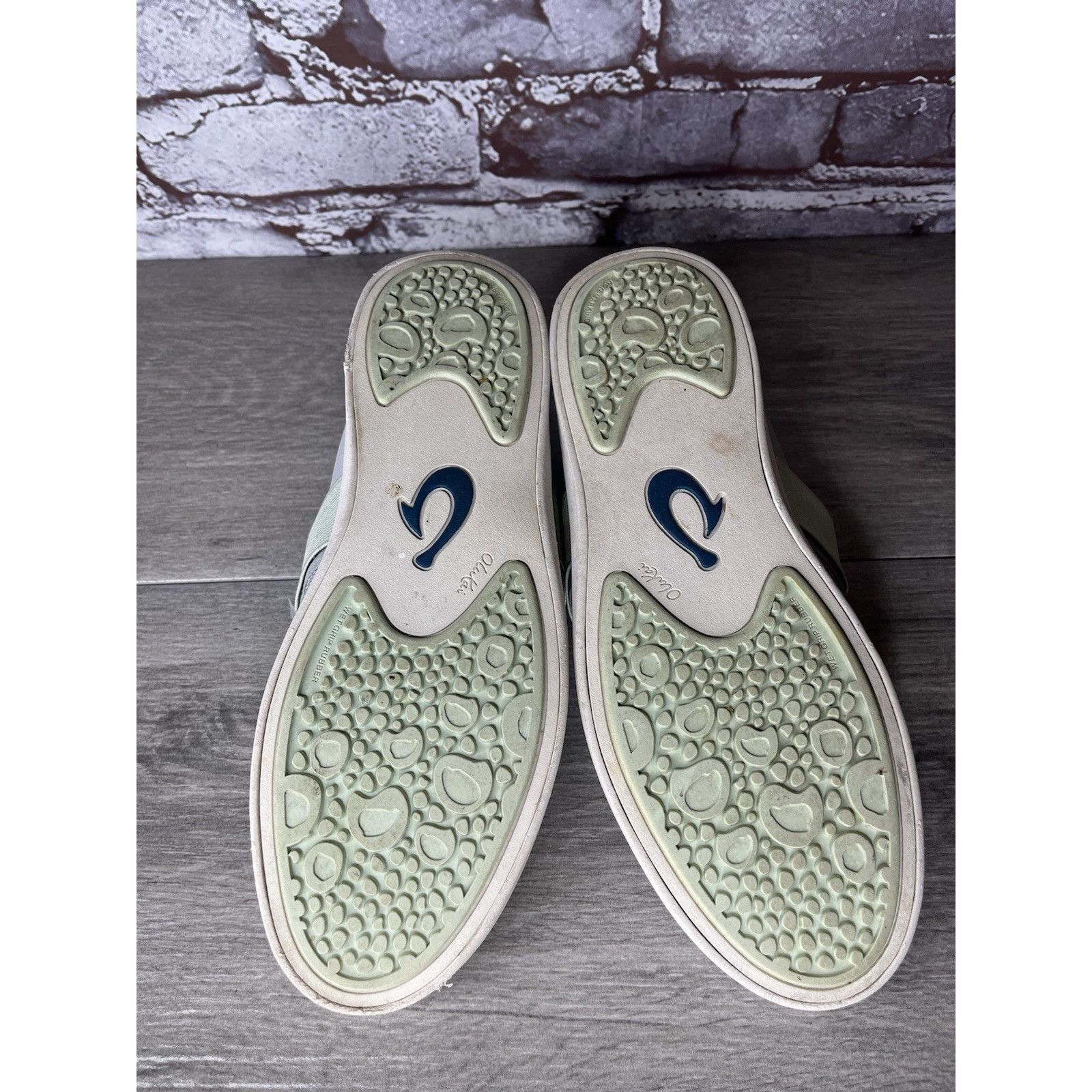 Olukai Olukai Hale’iwa Blue Tapa Silt Drop Heel Athletic Sneakers W Size US 8 / IT 38 - 10 Thumbnail