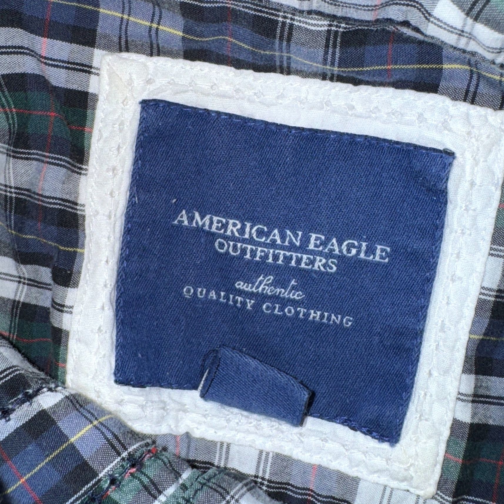 American Eagle Outfitters American Eagle Outfitters Shirt Forest Green Plaid Button-Up Adult XS Womens Size XS / US 0-2 / IT 36-38 - 4 Thumbnail