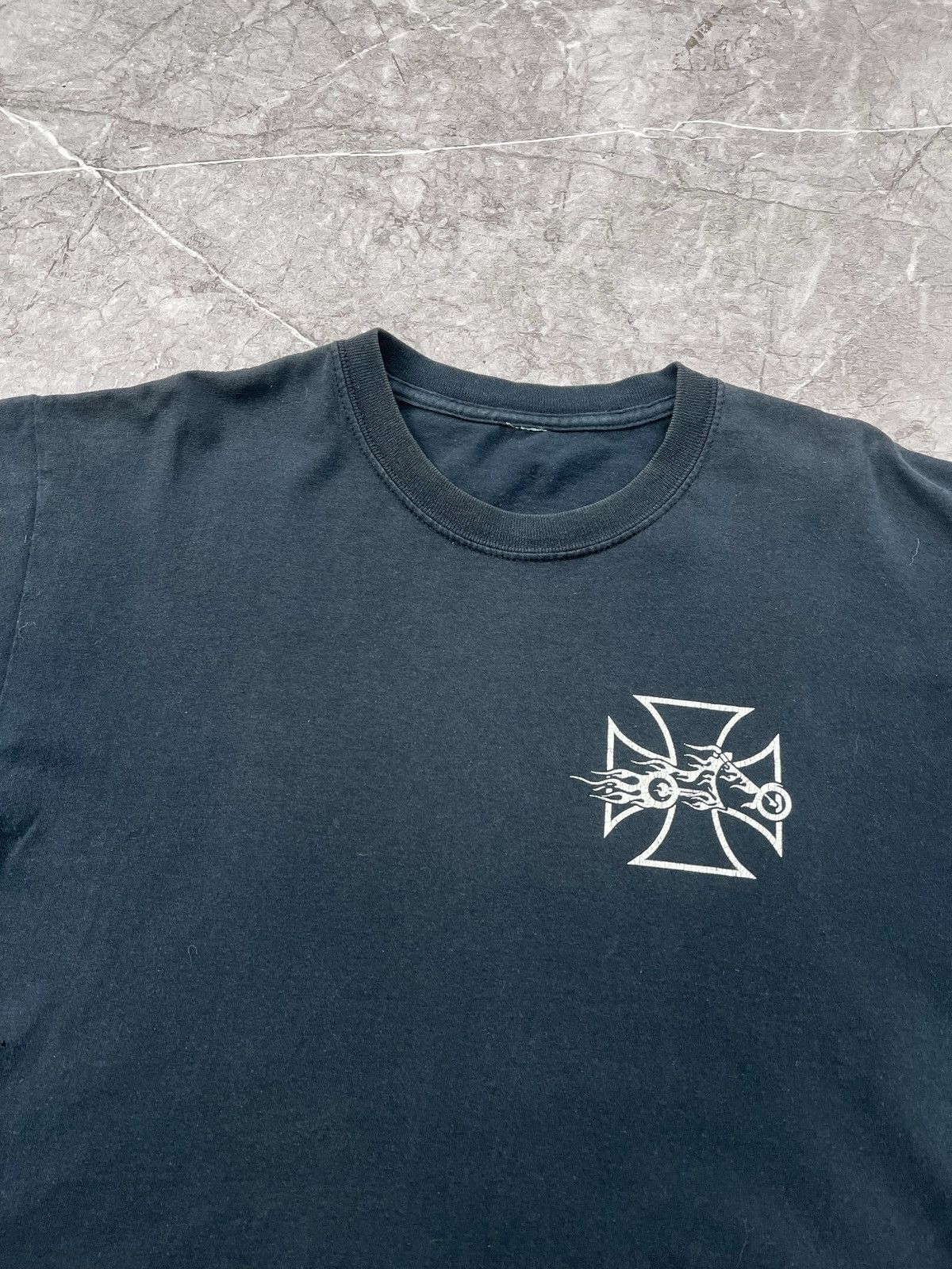 Vintage × West Coast Choppers VINTAGE WEST COAST CHOPPERS T SHIRT BIG LOGO WASHED Size US M / EU 48-50 / 2 - 9 Thumbnail