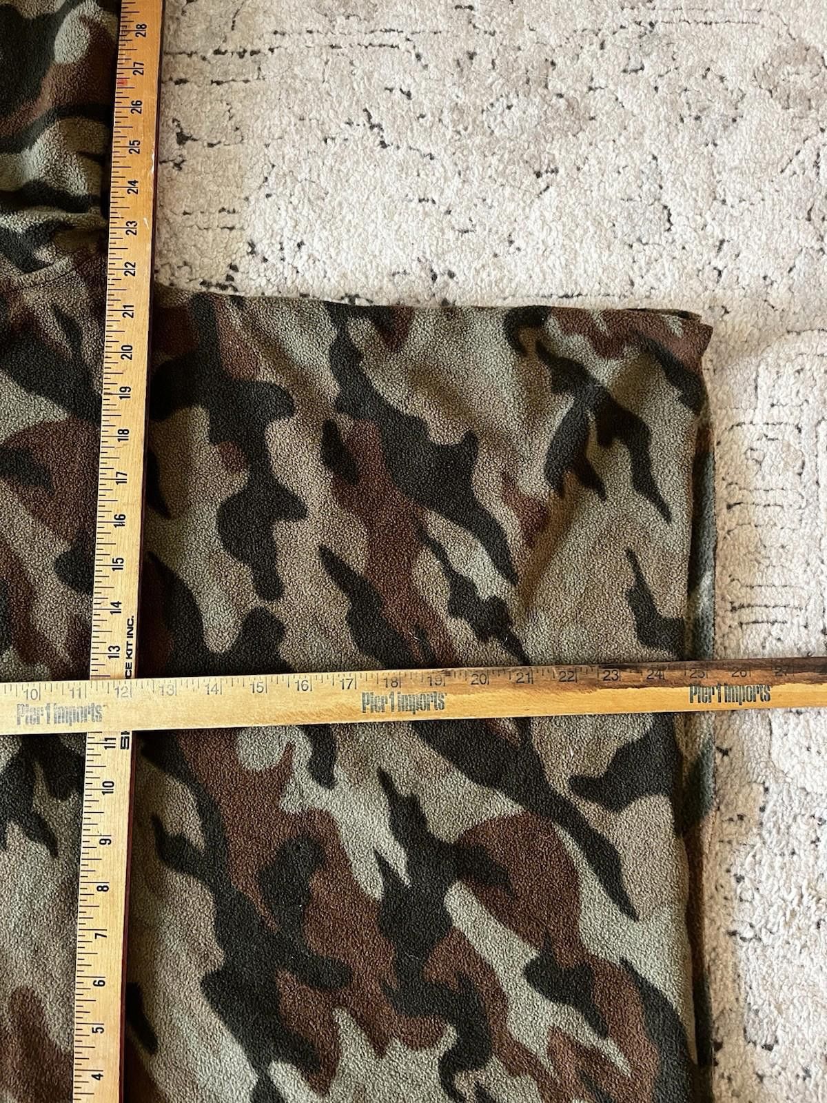 Starter Starter Fleece Jacket Mens XL Long Sleeve Camo Print 1/4 Zip Size US XL / EU 56 / 4 - 5 Thumbnail