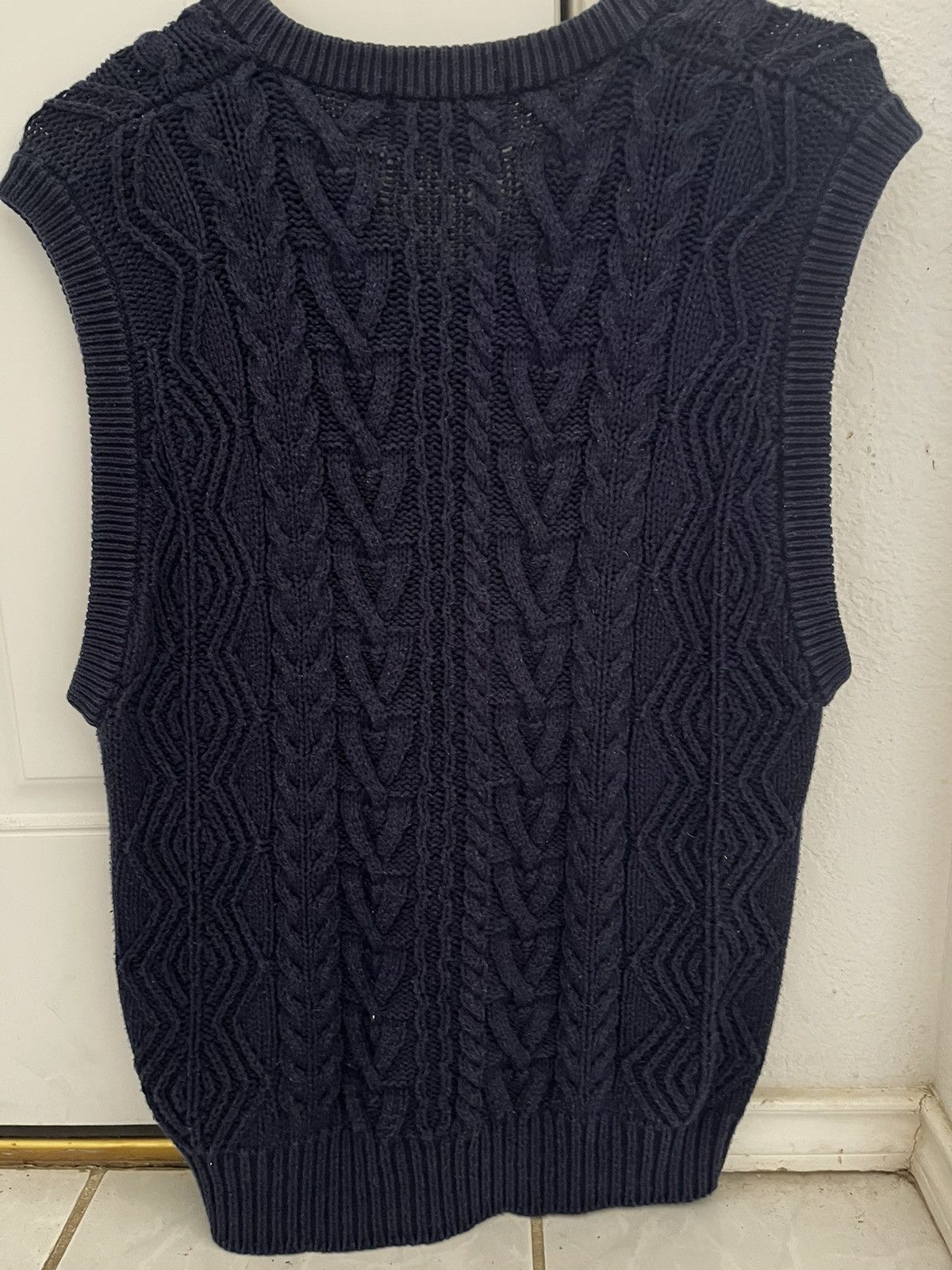 Eddie Bauer × Homespun Knitwear × Vintage Blue Eddie Bauer sweater vest Size US L / EU 52-54 / 3 - 3 Thumbnail
