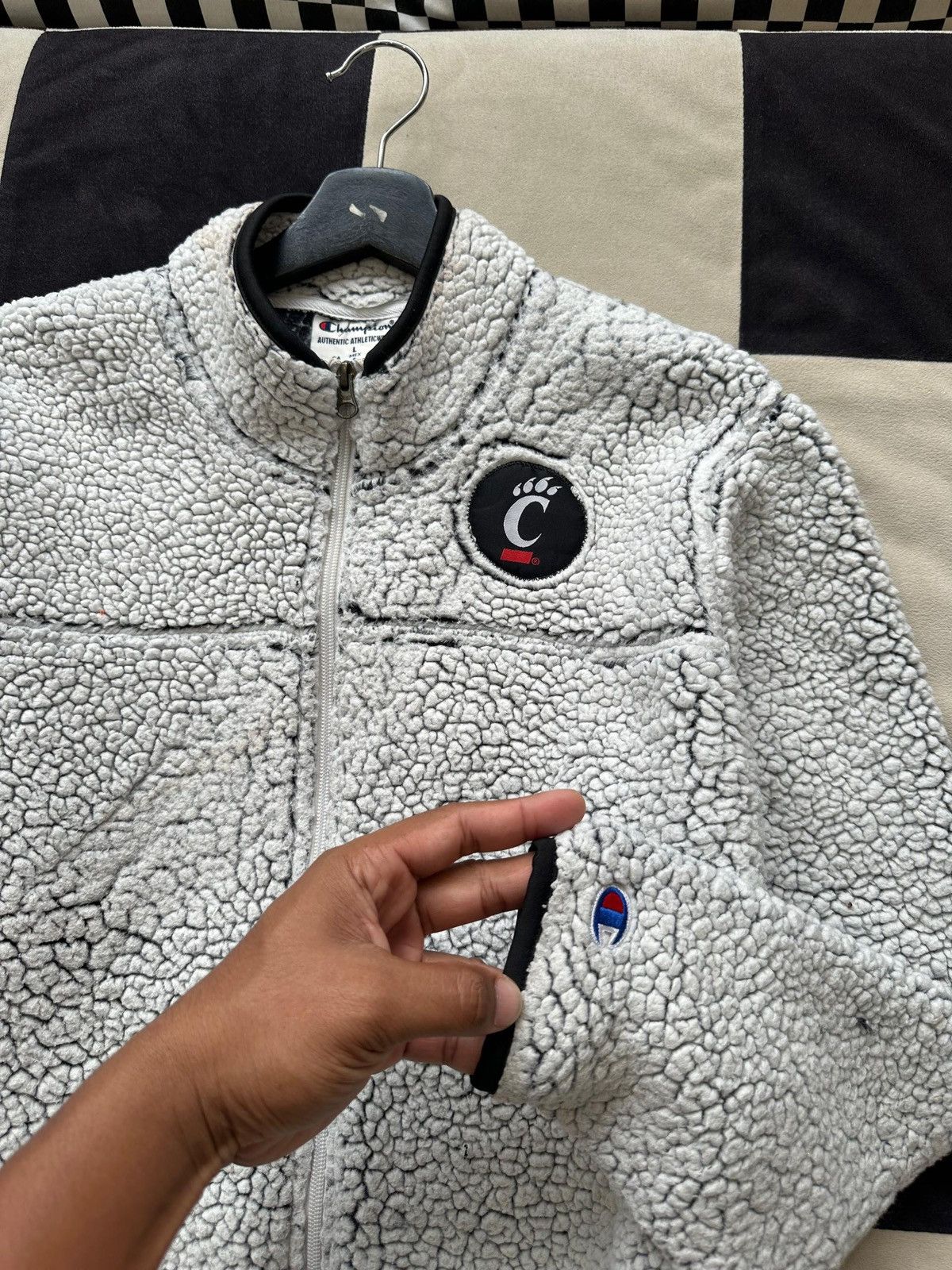 Champion × NFL CHAMPION CINCINNATI FLEECE SHERPA Size US L / EU 52-54 / 3 - 3 Thumbnail