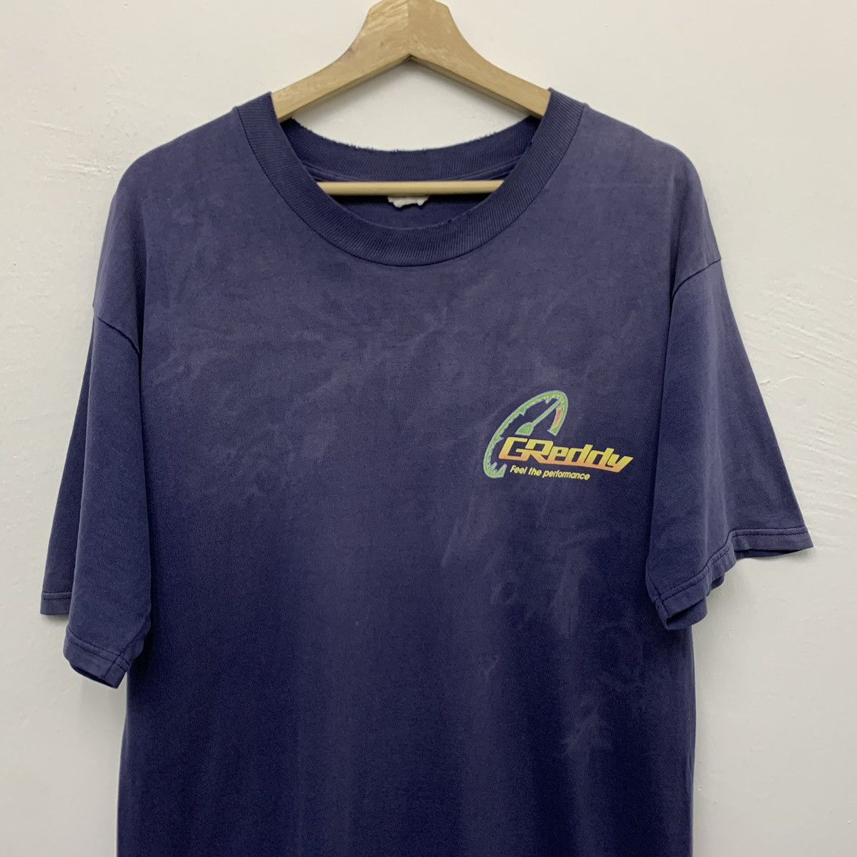 Other Vintage GReddy Performance t-shirt distressed Size US L / EU 52-54 / 3 - 3 Thumbnail