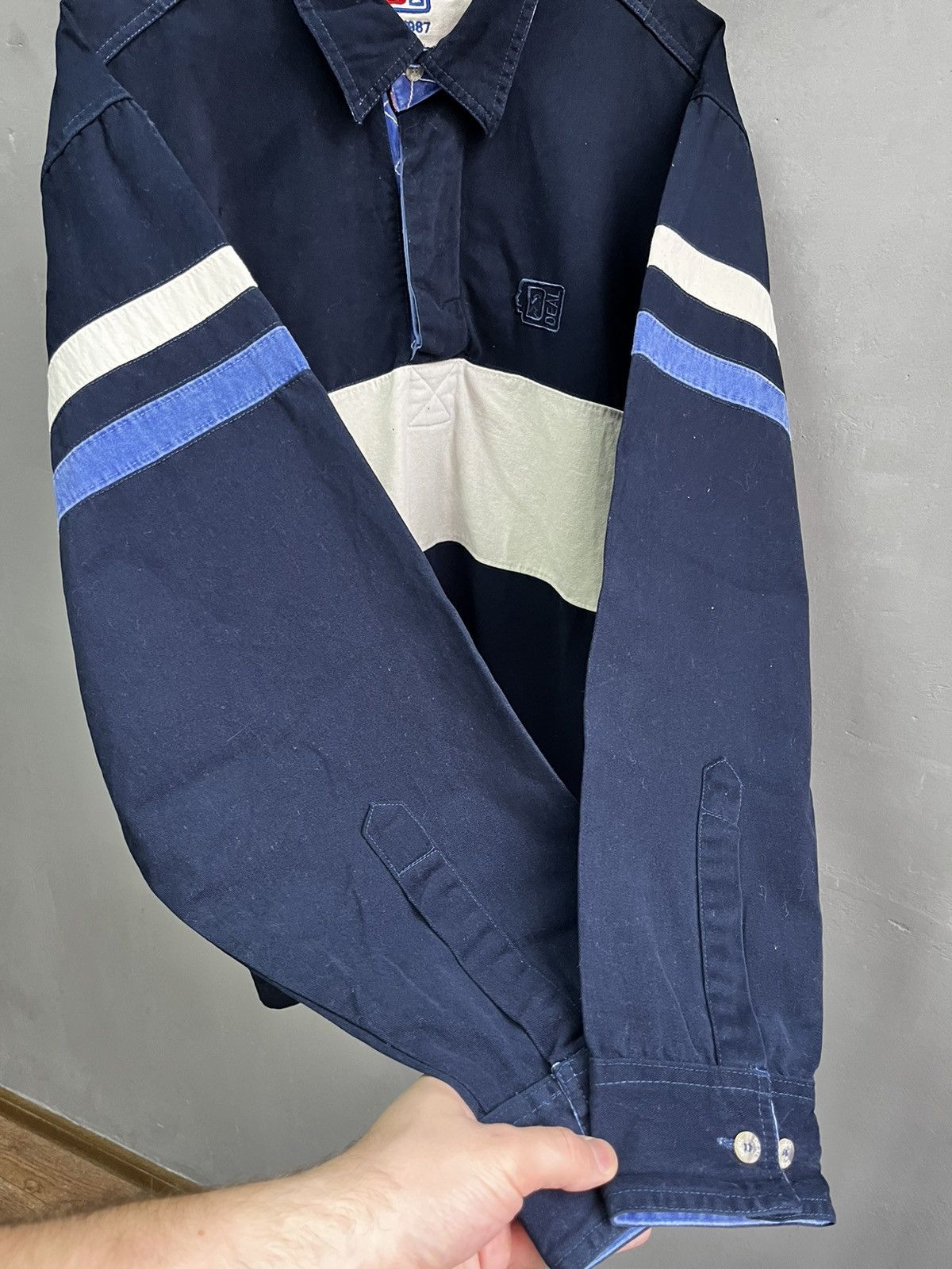 Vintage Vintage DEAL Long sleeve rugby shirt Size US L / EU 52-54 / 3 - 6 Thumbnail