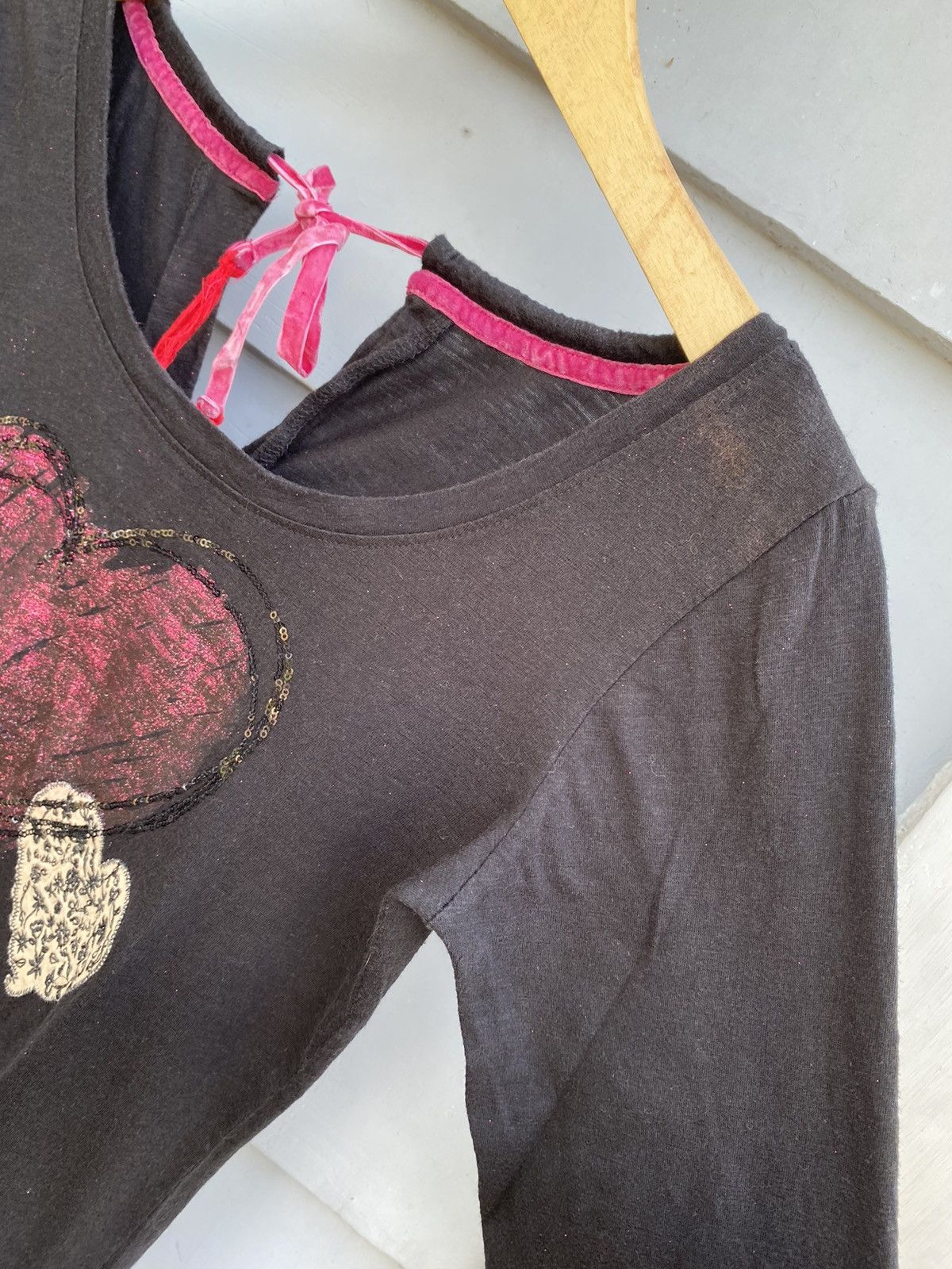Japanese Brand Desigual Love Hearts Embroidery Size M / US 6-8 / IT 42-44 - 5 Thumbnail