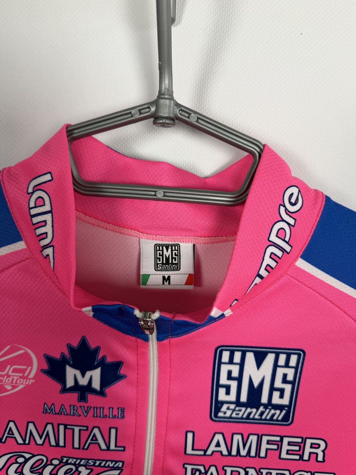 Rapha SMS Santini Cycling Jersey Lampre ISD Italy Bike Shirt Sz M Size US M / EU 48-50 / 2 - 6 Thumbnail