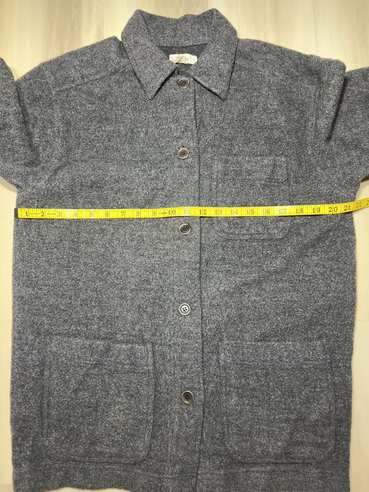 J.Crew J Crew Jacket Mens S Grey Wool Blend Shirt Jacket Chore Coat Size US S / EU 44-46 / 1 - 5 Thumbnail