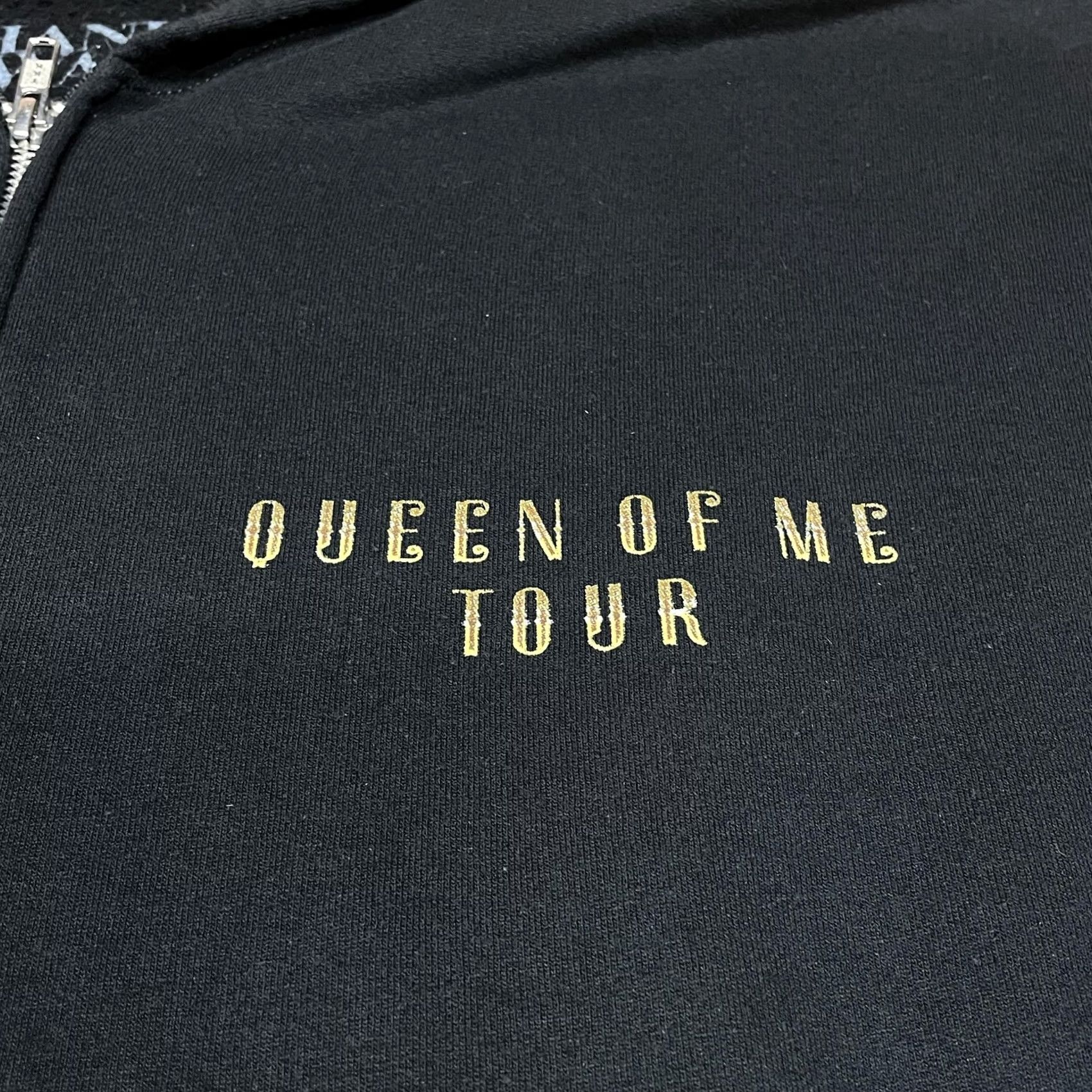 Vintage Shania Twain Hoodie Mens XL Black Queen of Me Tour 2023 Full Zip Sweatshirt Size US XL / EU 56 / 4 - 3 Thumbnail